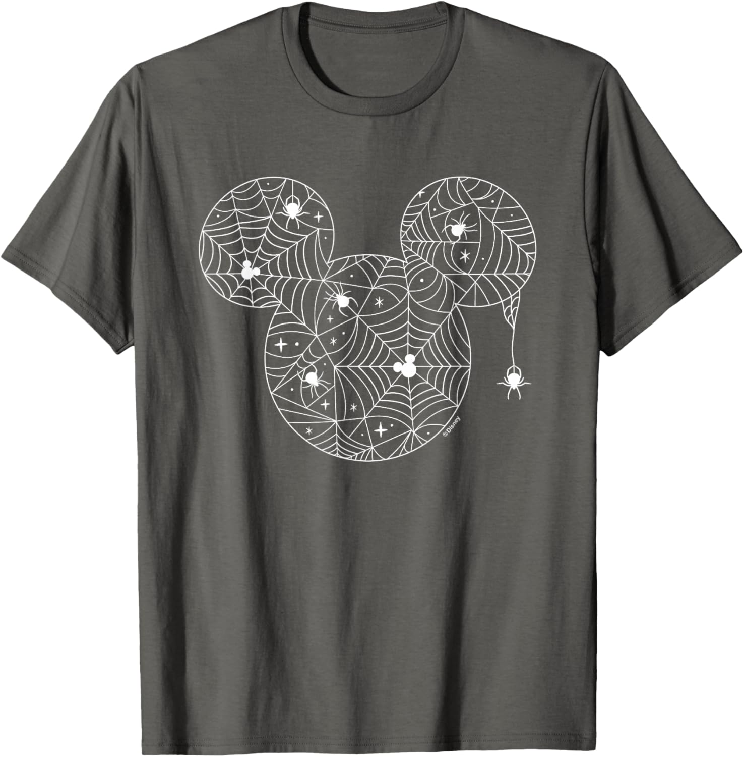 Halloween Mickey Spider Web Ears T-Shirt for Festive Fun - 4