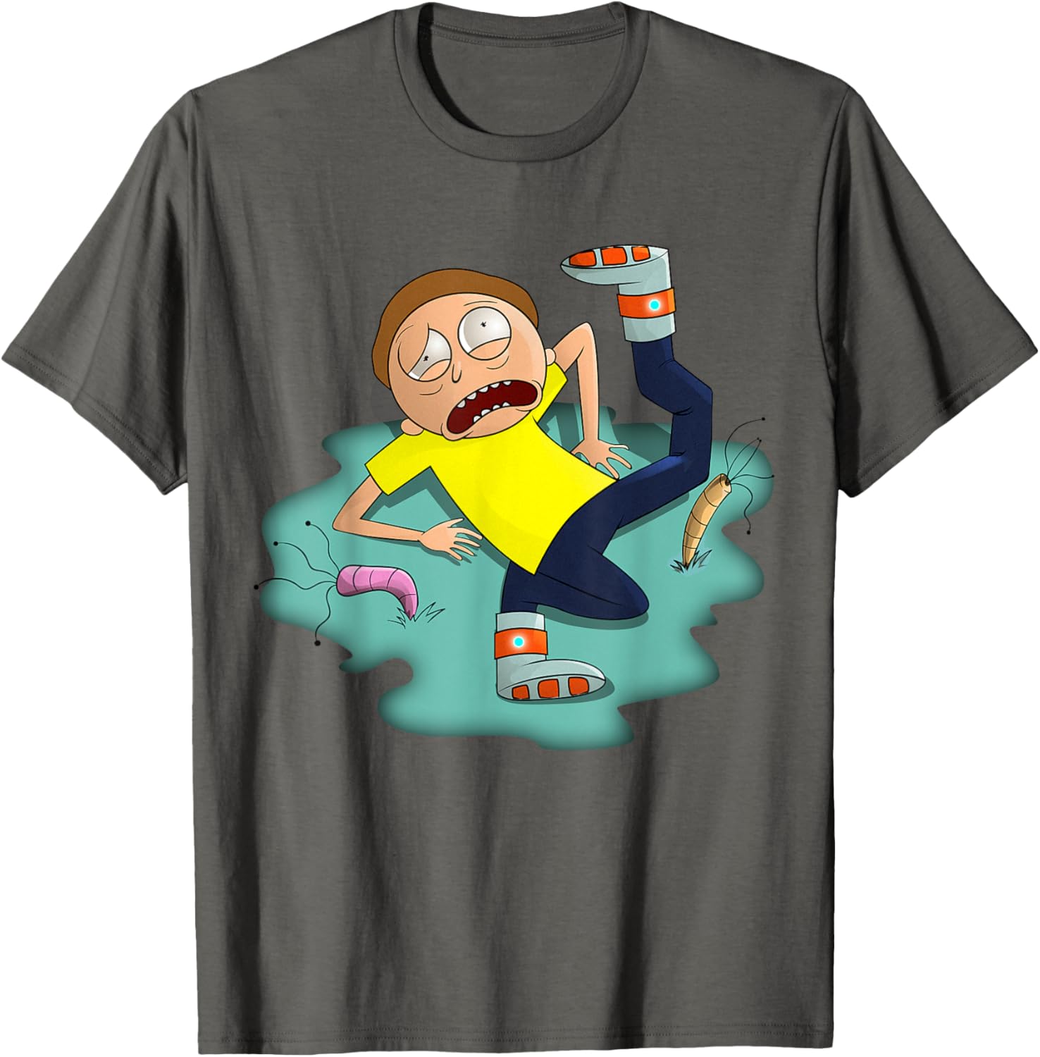 Rick and Morty Grappling Shoes T-Shirt for Fun and Style Enthusiasts - 2