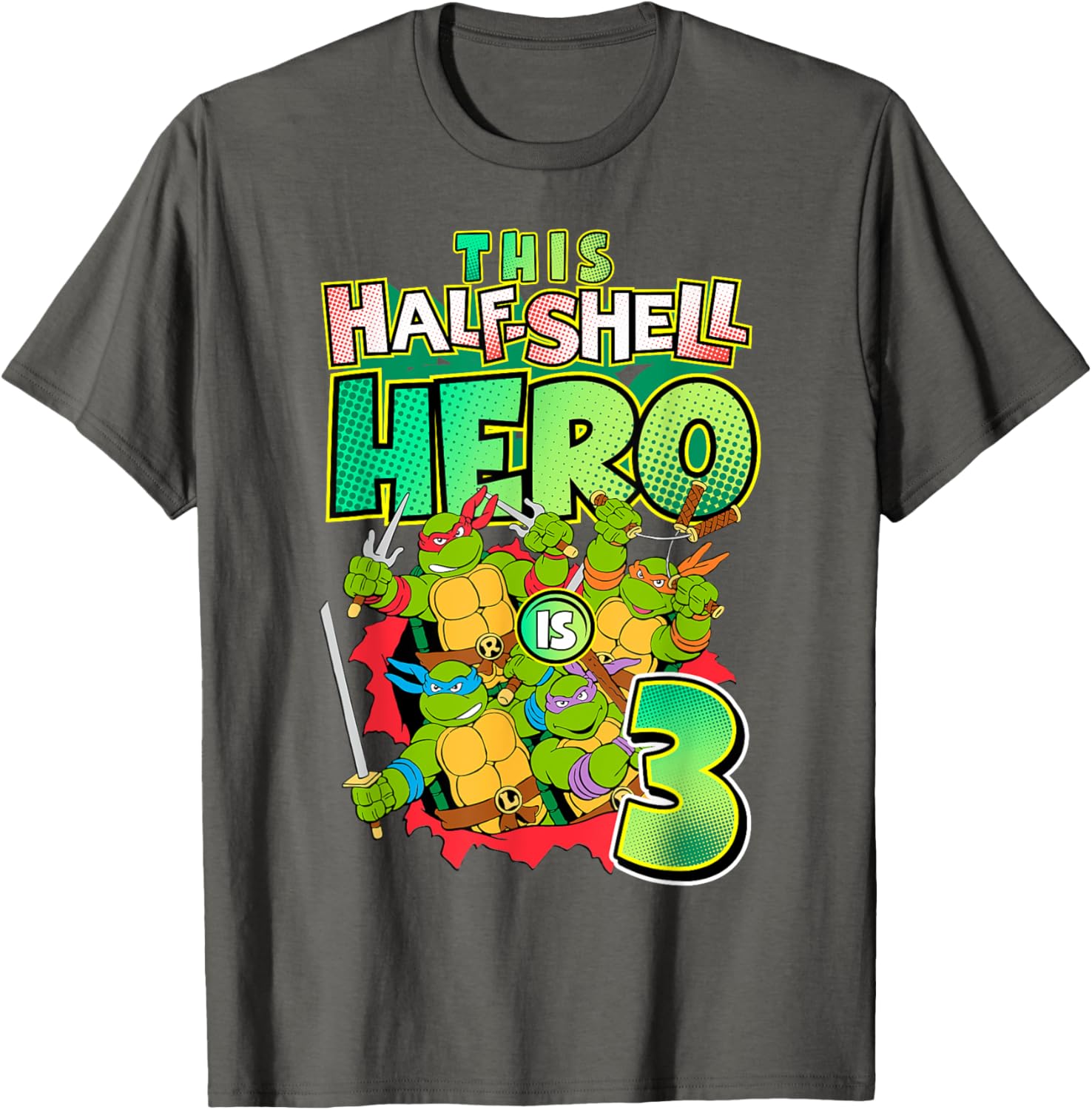 Mademark Teenage Mutant Ninja Turtles This Half Shell Hero T-Shirt - 5