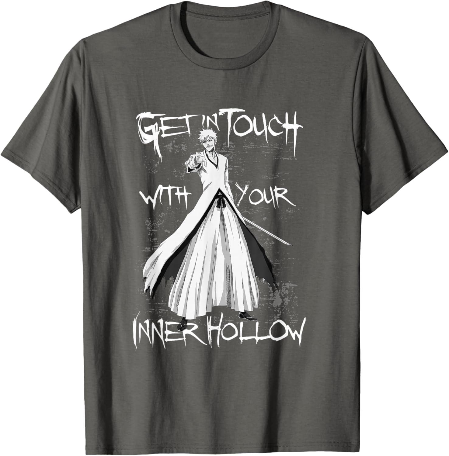 Bleach Anime T-Shirt Get In Touch With Your Inner Hollow Stylish Tee - 1