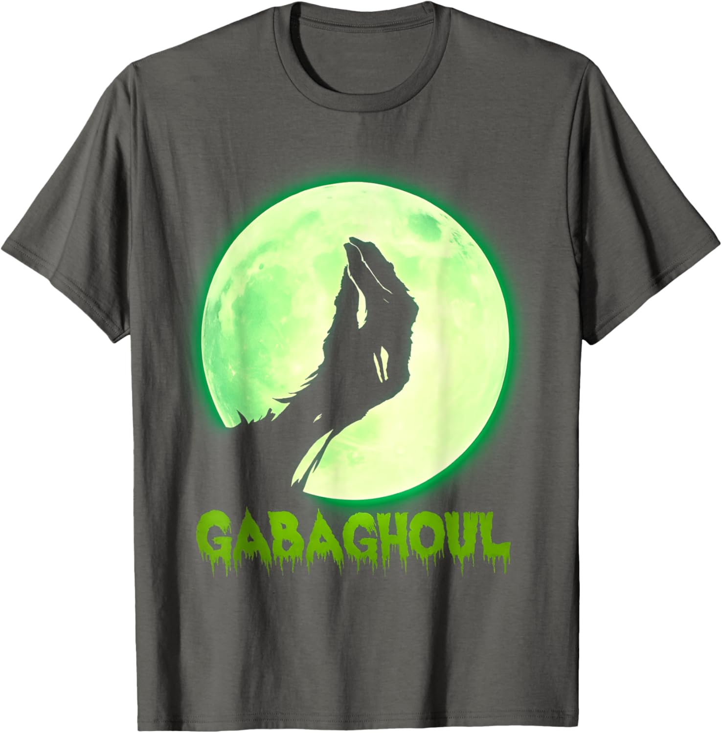 Gabaghoul Funny Hand Moon Italian Joke Halloween T-Shirt for Men and Women - 3