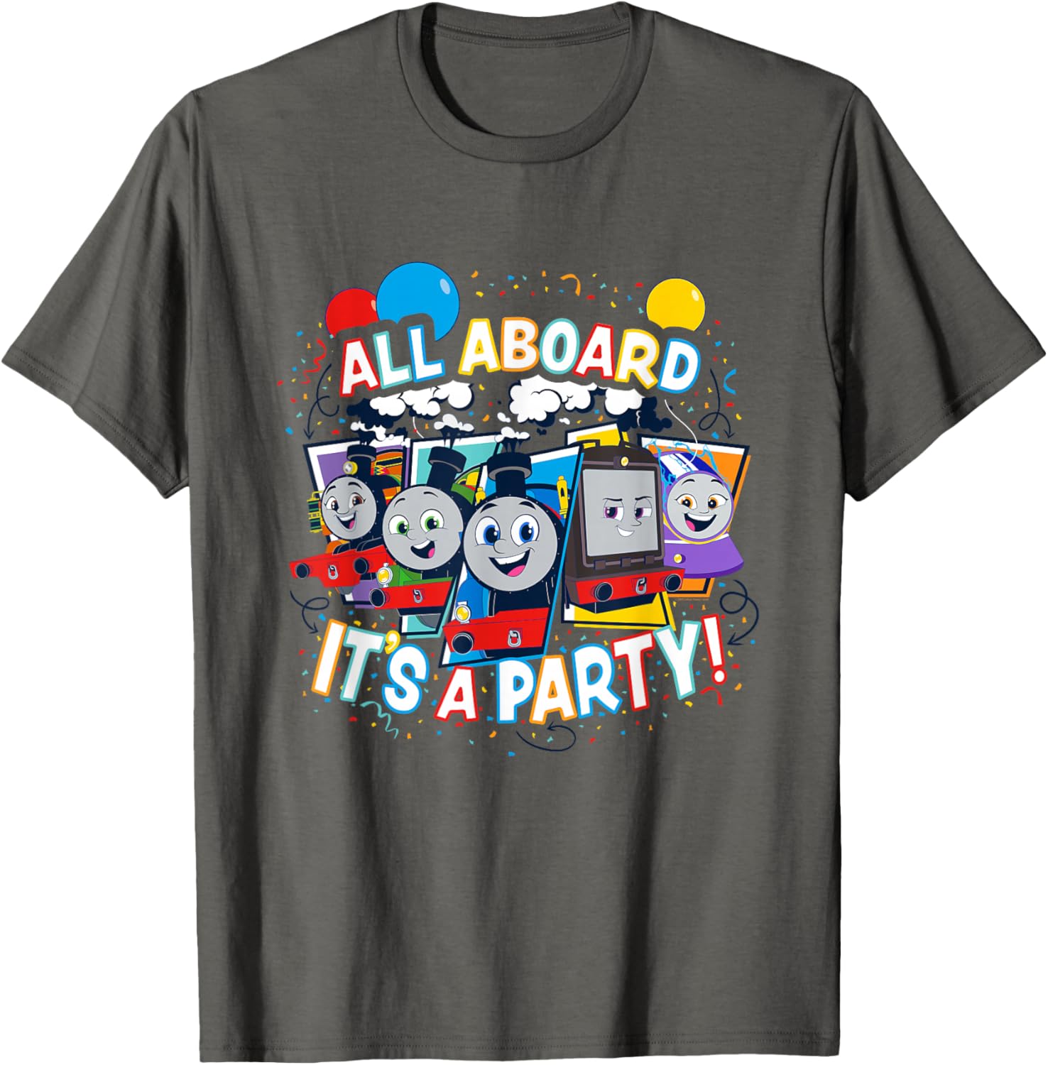 Thomas & Friends All Aboard It's a Party T-Shirt for Kids Fun Fashion - 17