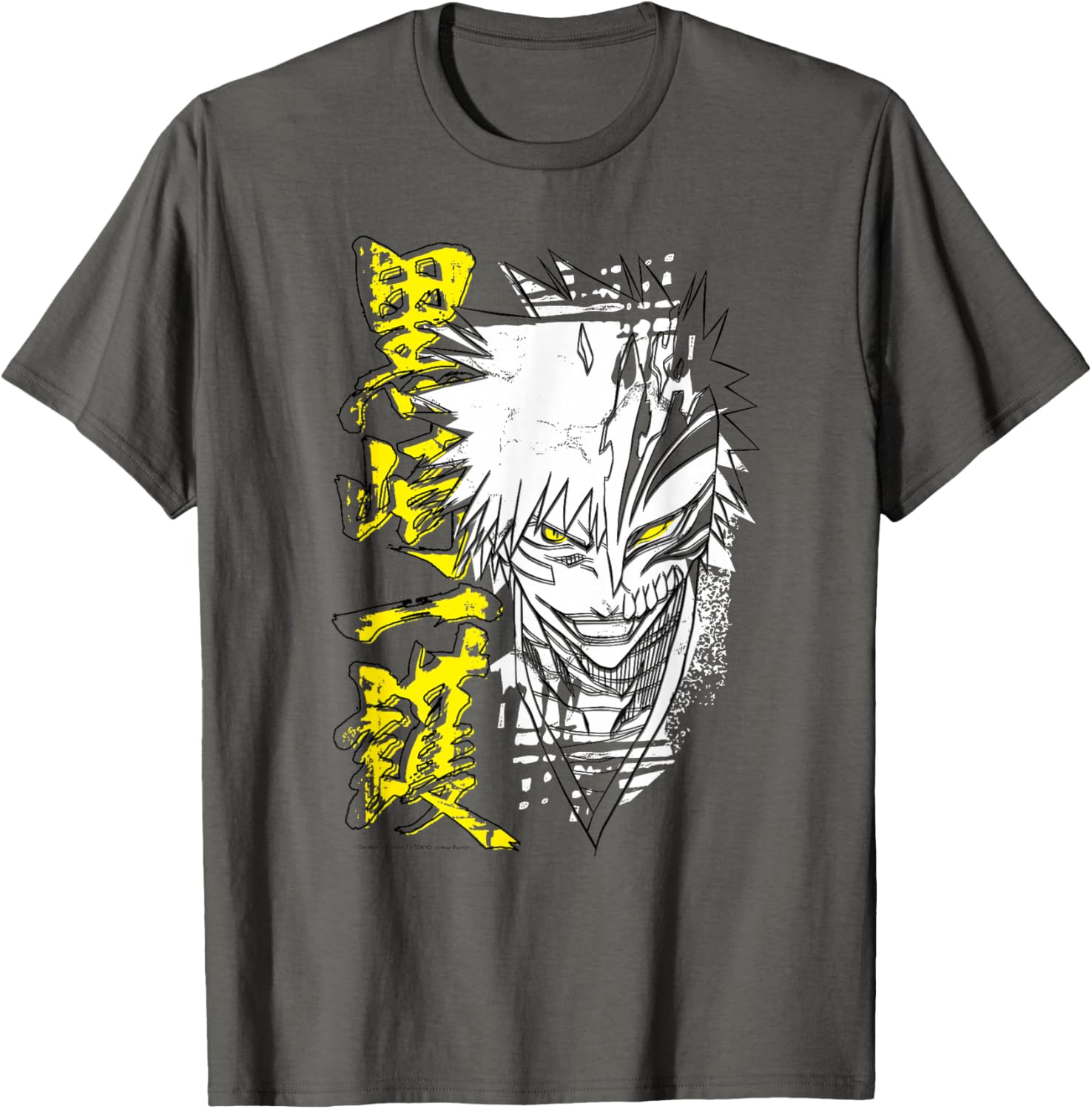 Bleach Ichigo Hollow Outline Sketch Anime T-Shirt for Fans and Collectors - 11