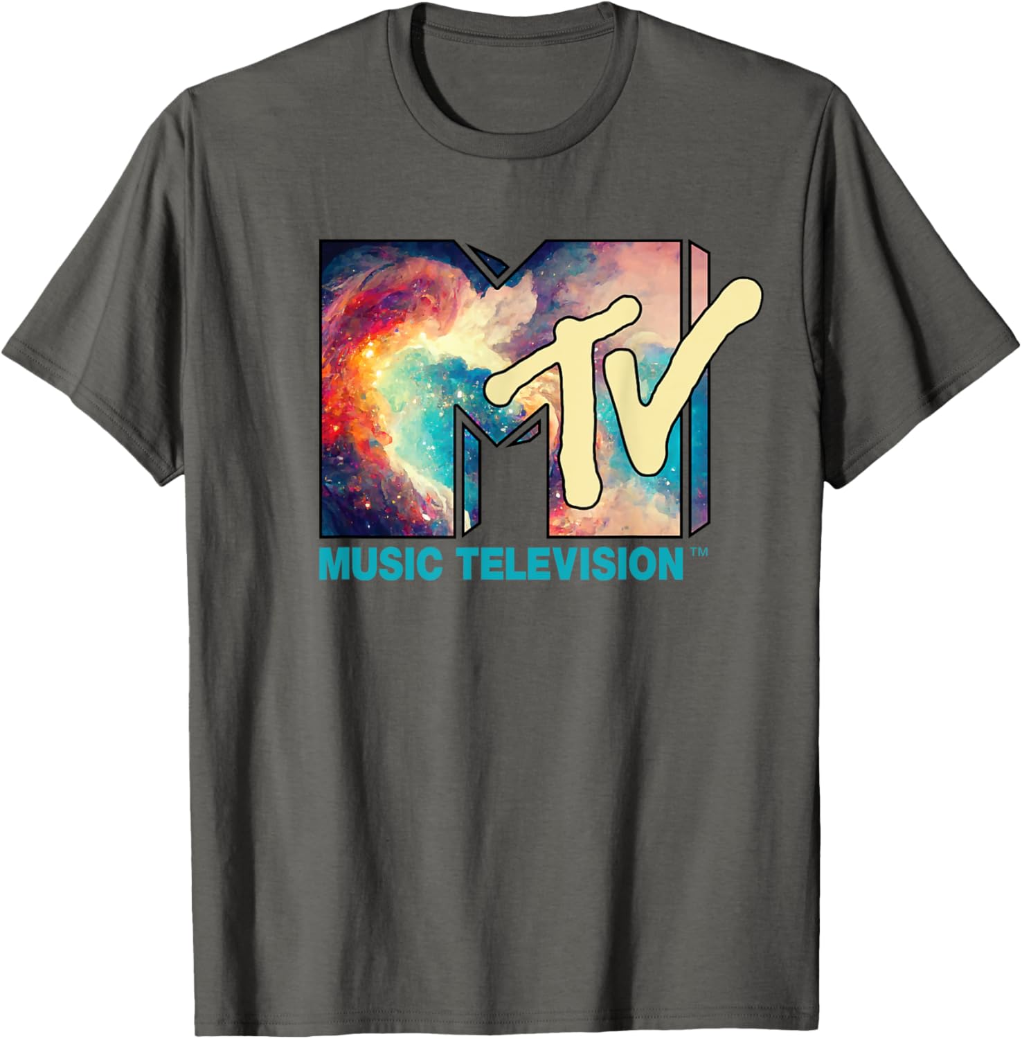 Mademark x MTV Cosmic Nebula T-Shirt with Iconic Logo Design - 4