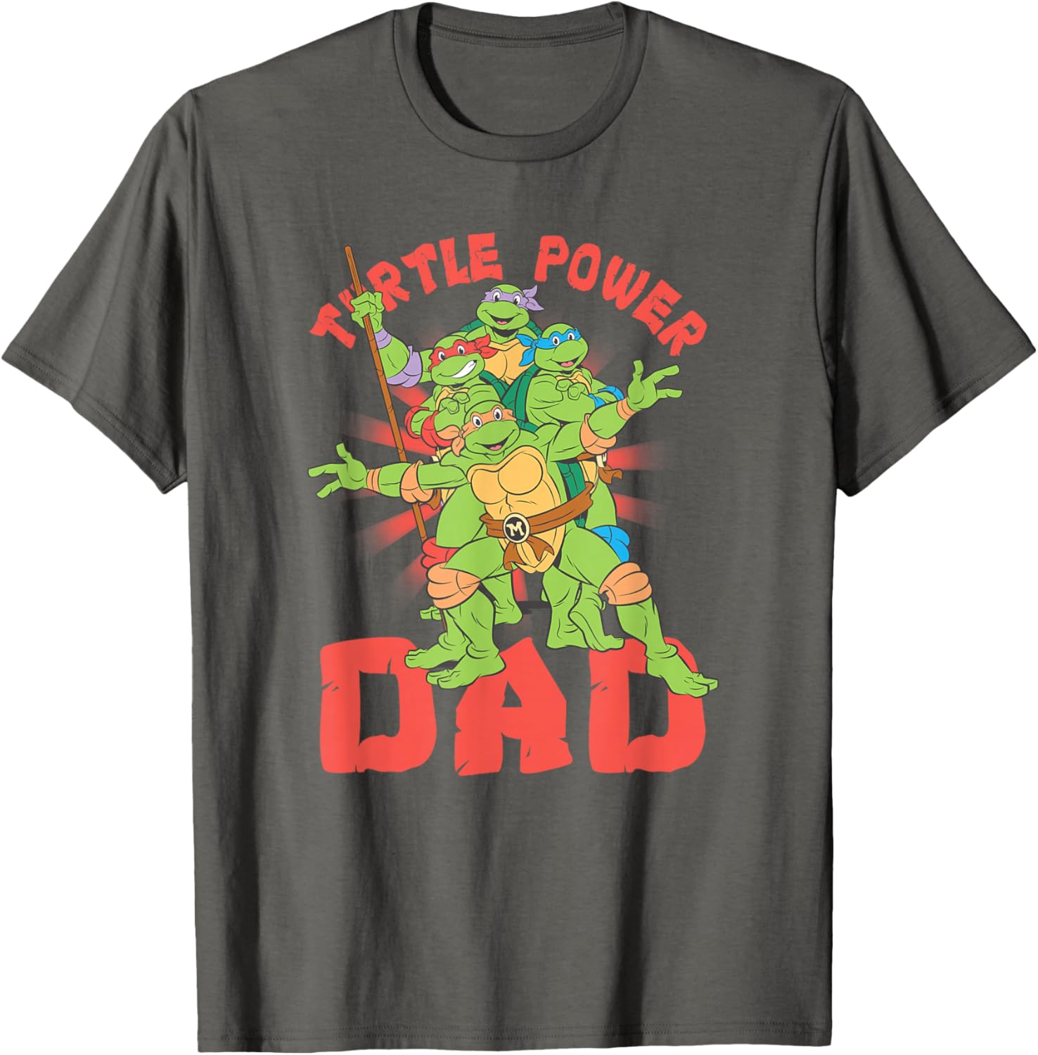 Teenage Mutant Ninja Turtles Dad Turtle Power T-Shirt for Fans - 3