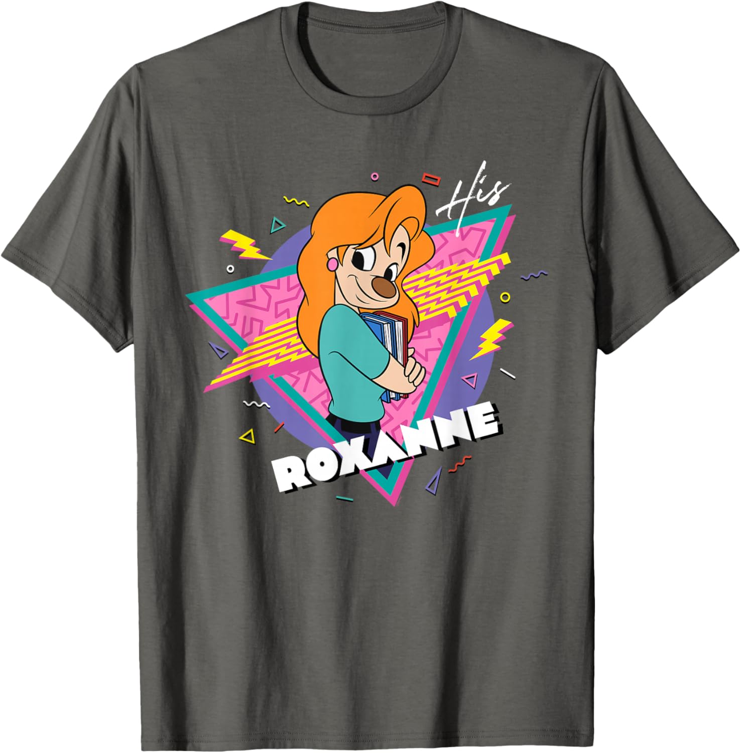 Disney A Goofy Movie Retro 90s Couples Matching His Roxanne T-Shirt - 16