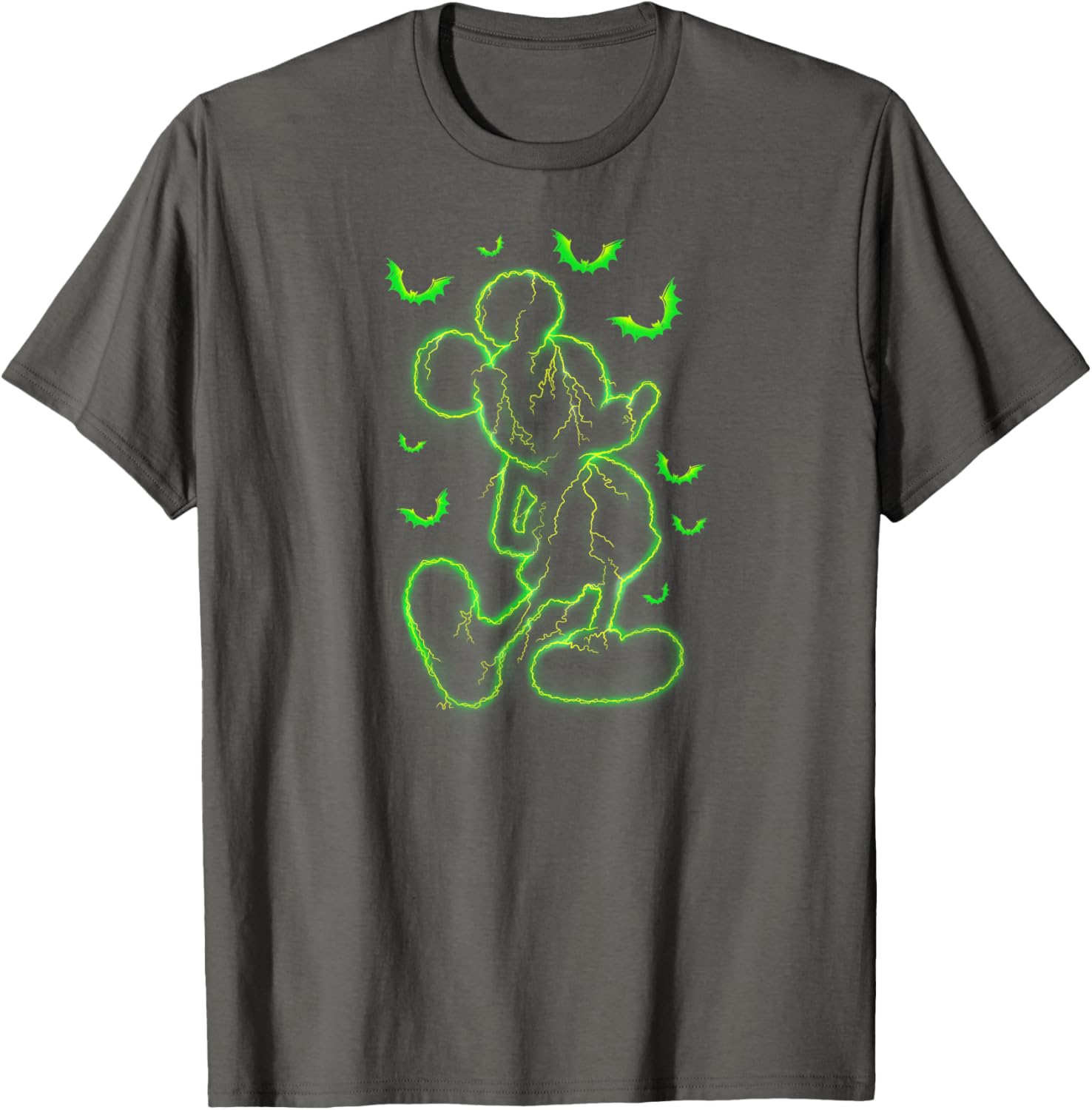 Mickey Mouse Green Lighting Halloween T-Shirt for Kids and Adults - 7