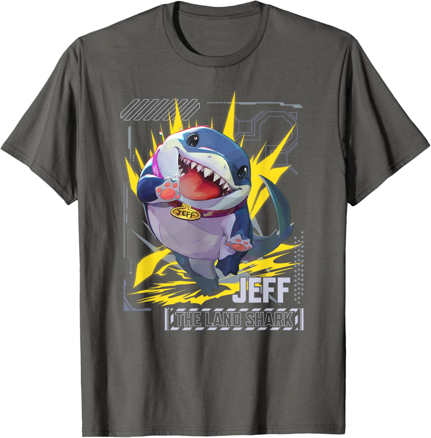 Marvel Rivals Jeff the Land Shark T-Shirt for Superhero Gamers - 5