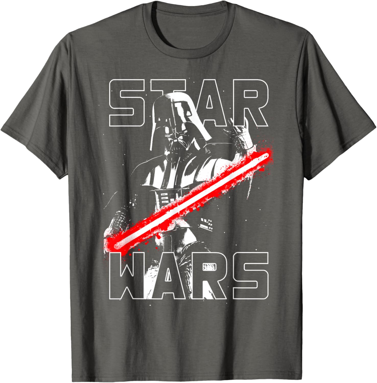 Darth Vader Lightsaber Taunting Graphic T-Shirt for Star Wars Fans - 7