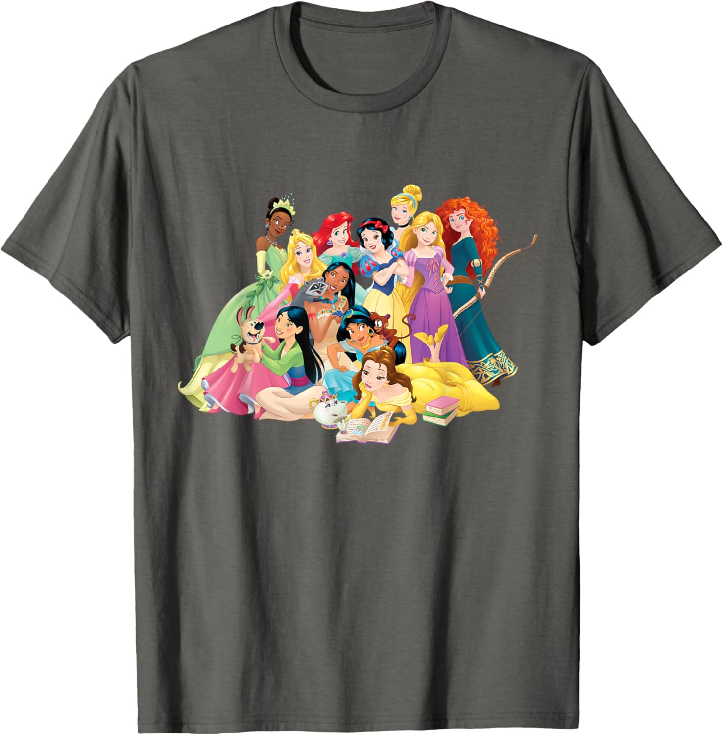 Disney Princess Long Sleeve T-Shirt for Kids - Group Photo Design - 10