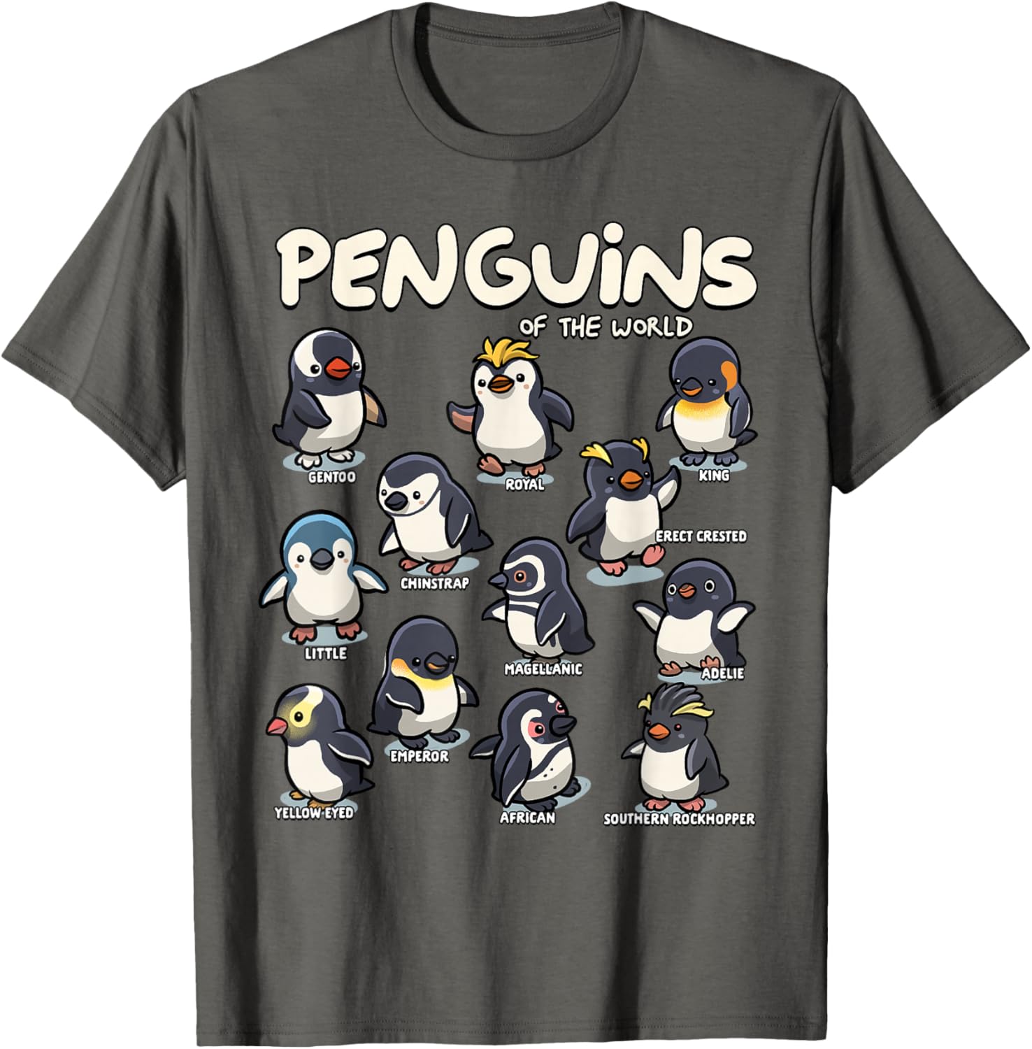 Cute Penguin Lovers T-Shirt for Animal Fans - Stylish Penguin Apparel - 12