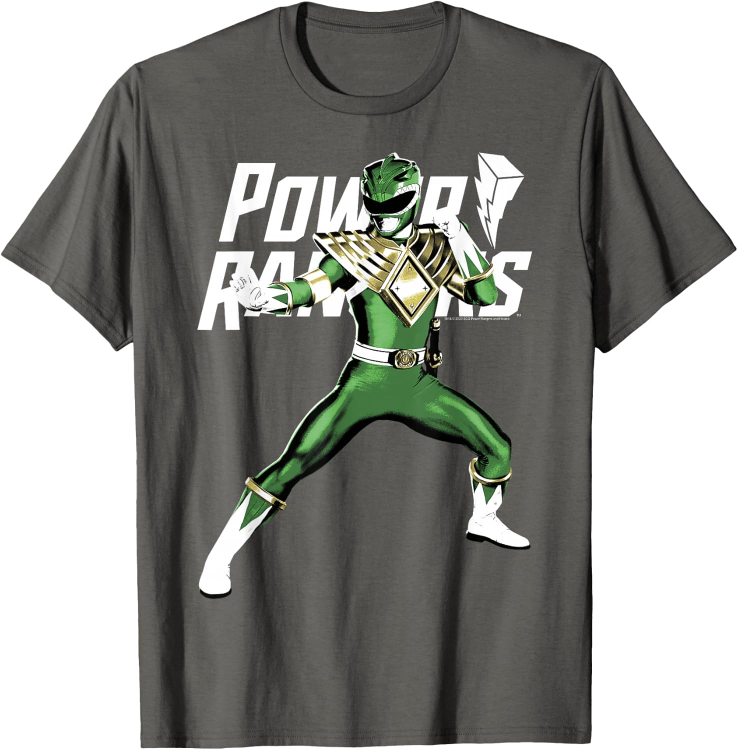 Power Rangers Green Ranger Karate Action Pose T-Shirt for Fans - 13