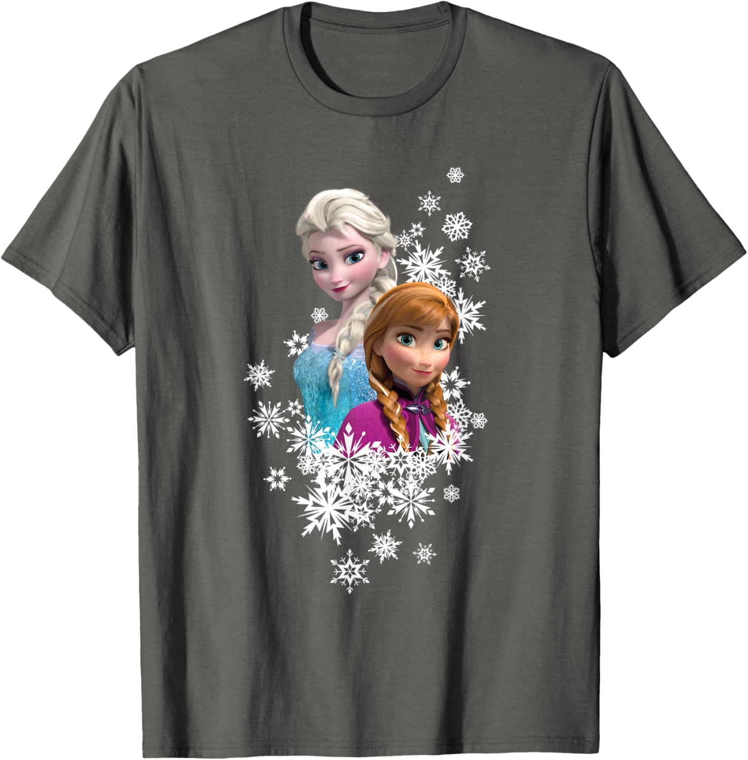 Disney Frozen Anna and Elsa Snowflakes T-Shirt for Kids and Fans - 10
