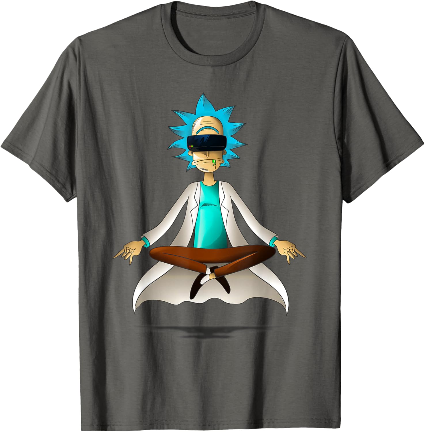 Rick and Morty Pop Socket Virtual Meditation T-Shirt for Fans - 5