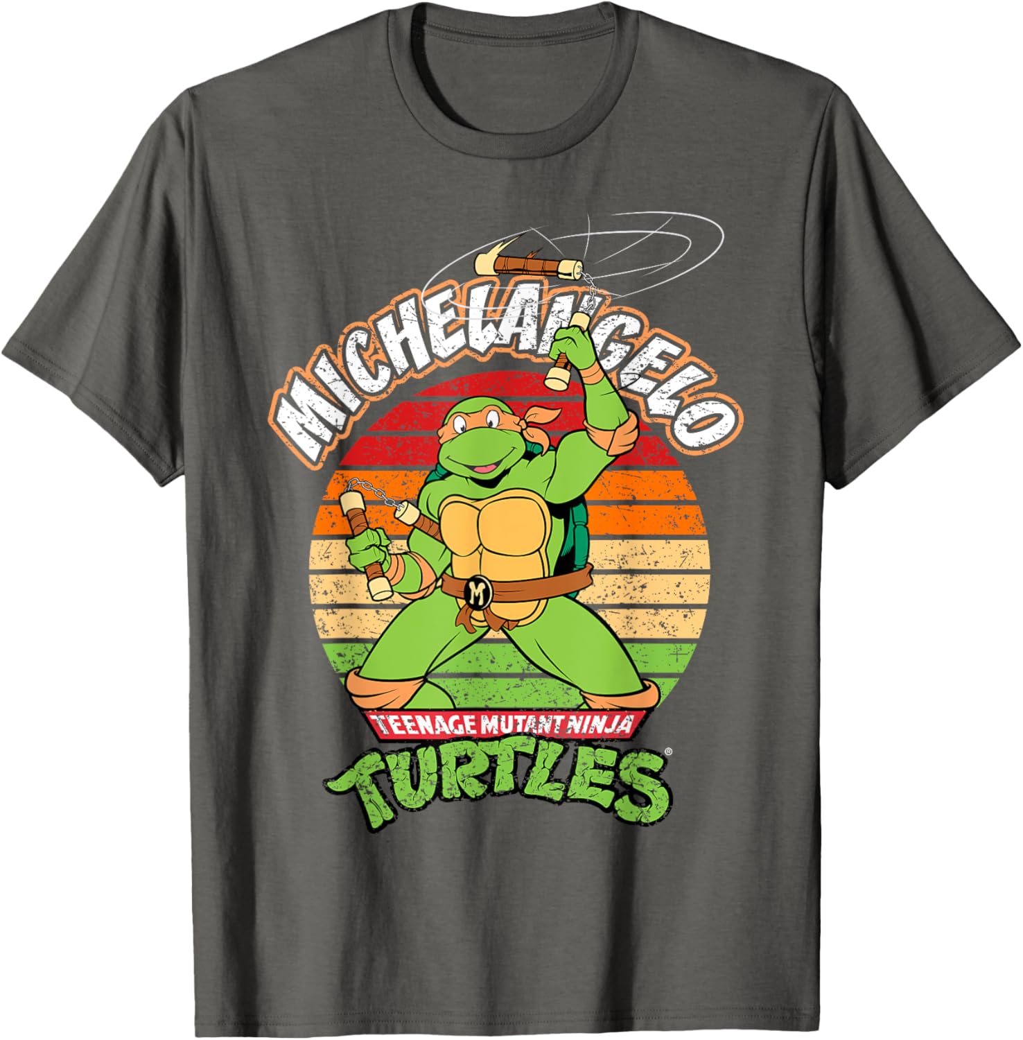 Mademark TMNT Michelangelo Ready For Action T-Shirt for Kids and Adults - 8