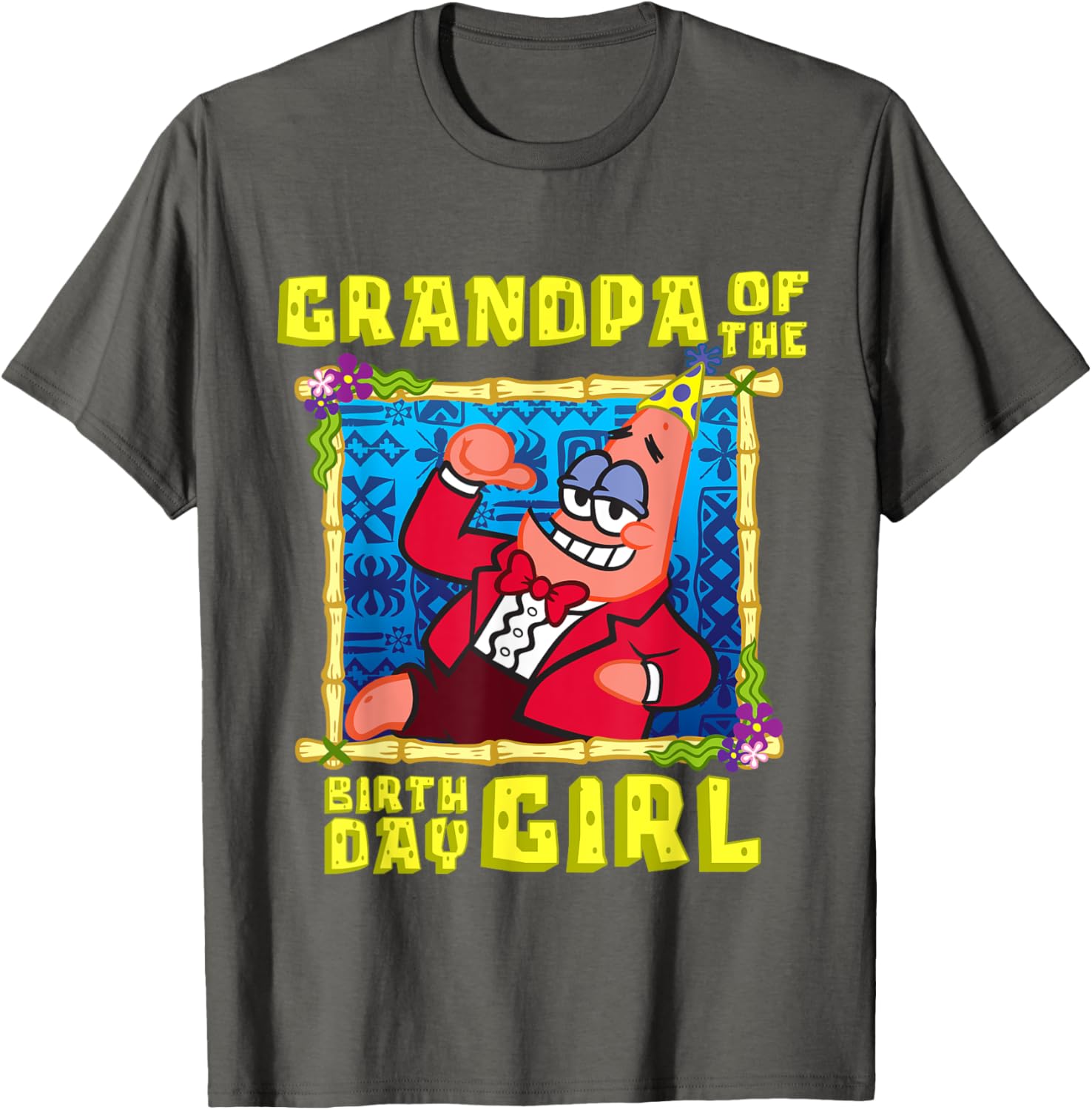Mademark SpongeBob SquarePants Grandpa Pop T-Shirt for Birthday Girls - 2