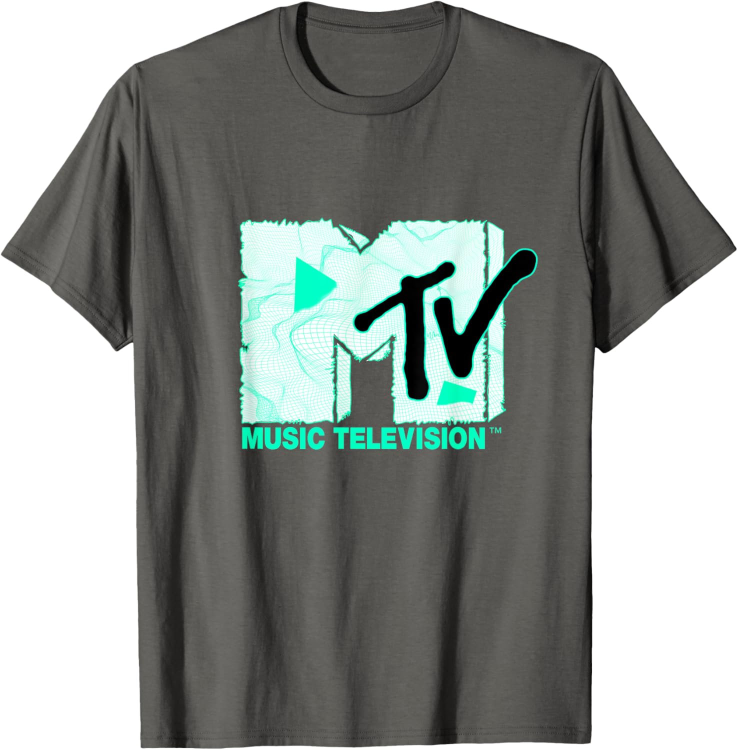 Mademark x MTV Green Vector Logo T-Shirt - Stylish Landscape Tee - 6