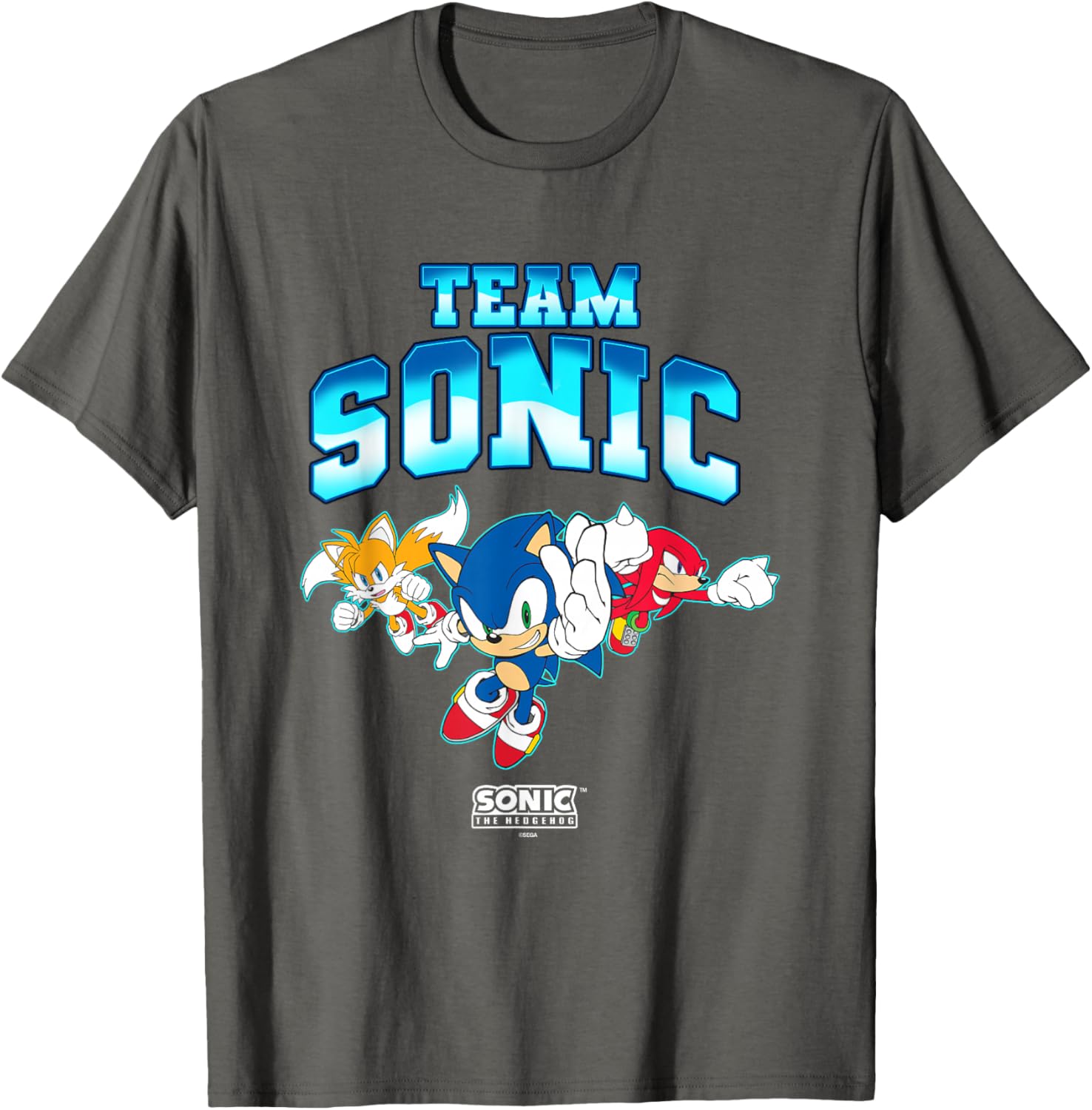 Sonic the Hedgehog Team Sonic Main Trio Epic Group Shot T-Shirt - 10