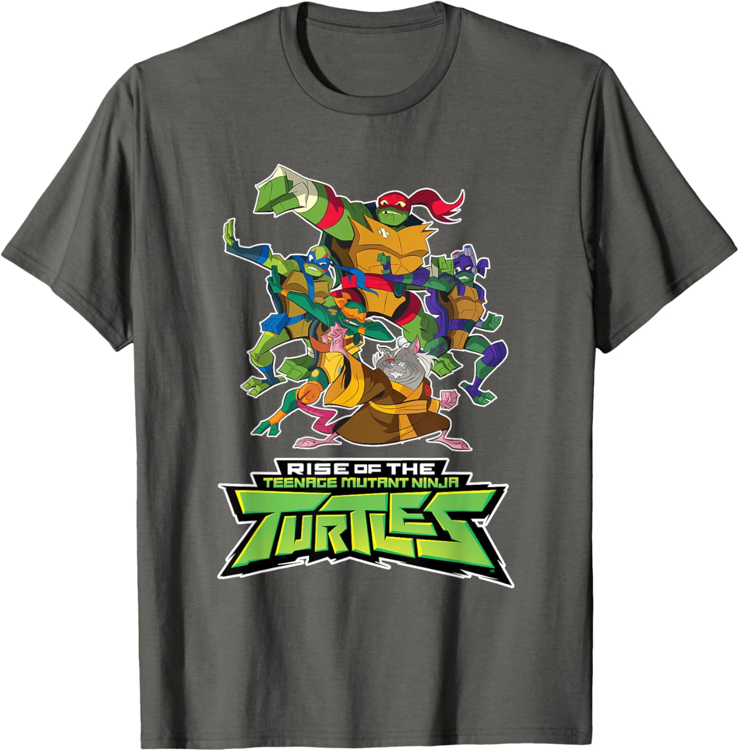Mademark Teenage Mutant Ninja Turtles Rise T-Shirt with Splinter Design - 3