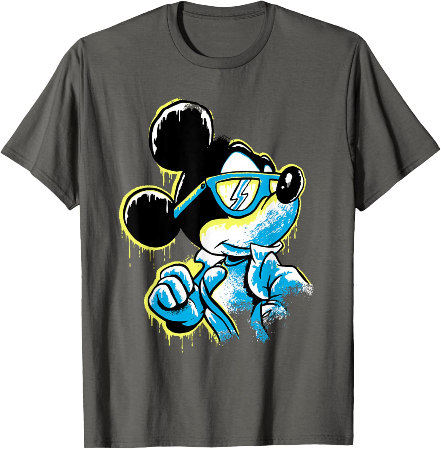 Disney Mickey Mouse Icy Cool Paint Drip T-Shirt for Fun Fashion Lovers - 26