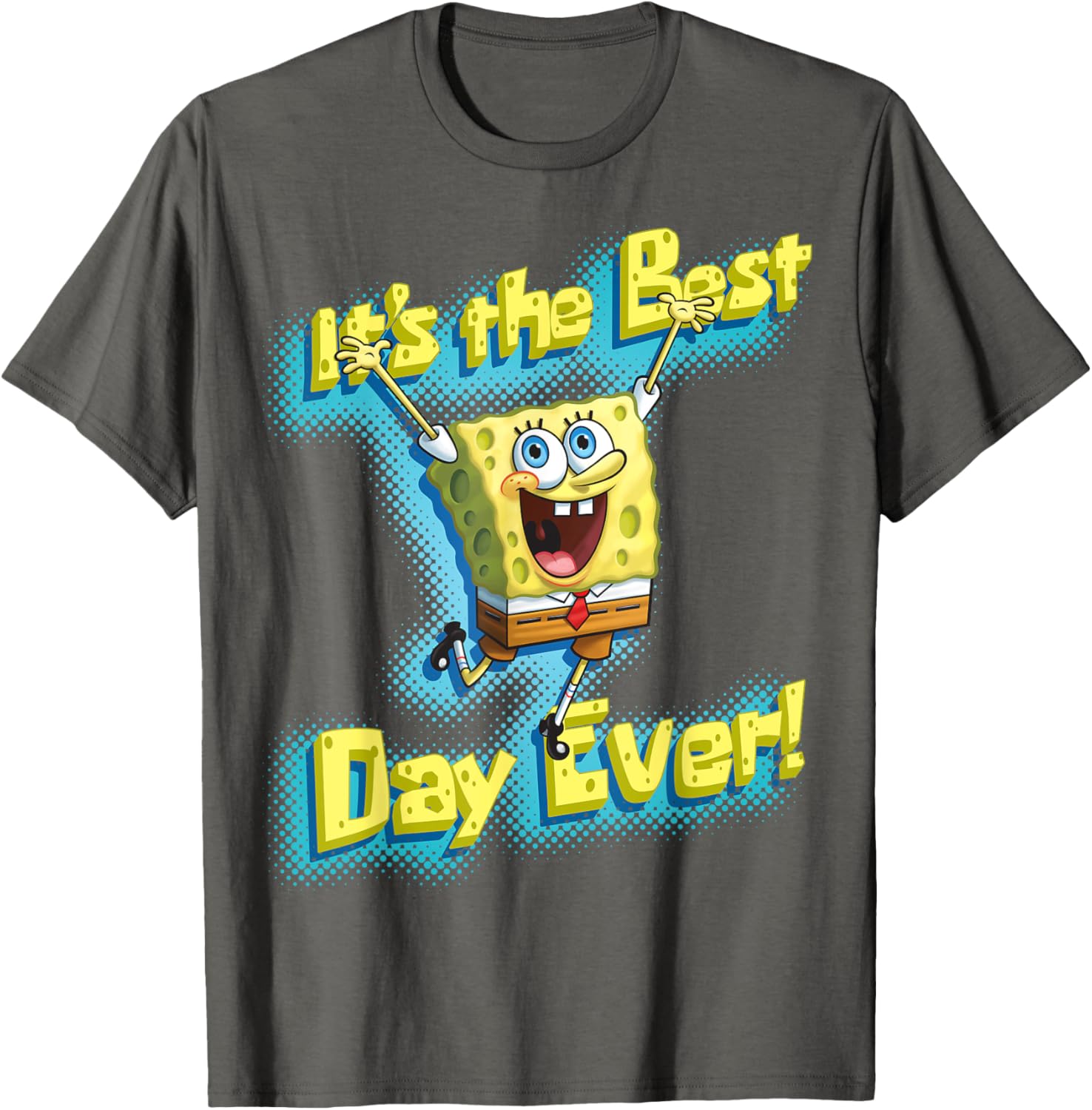 Mademark SpongeBob SquarePants Best Day Ever T-Shirt for Fun Fans - 14