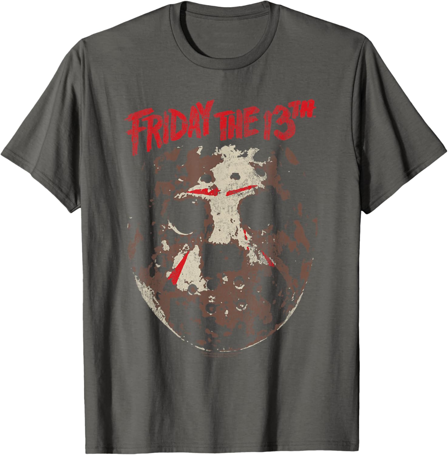 Friday the 13th Rough Mask T-Shirt for Fans of Horror and Style - 5