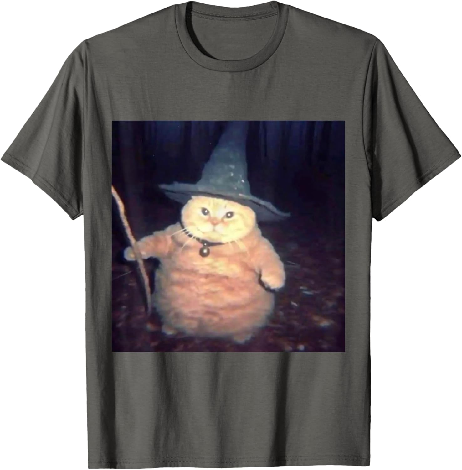 Funny Wizard Cat Halloween T-Shirt for Cat Lovers and Meme Fans - 11