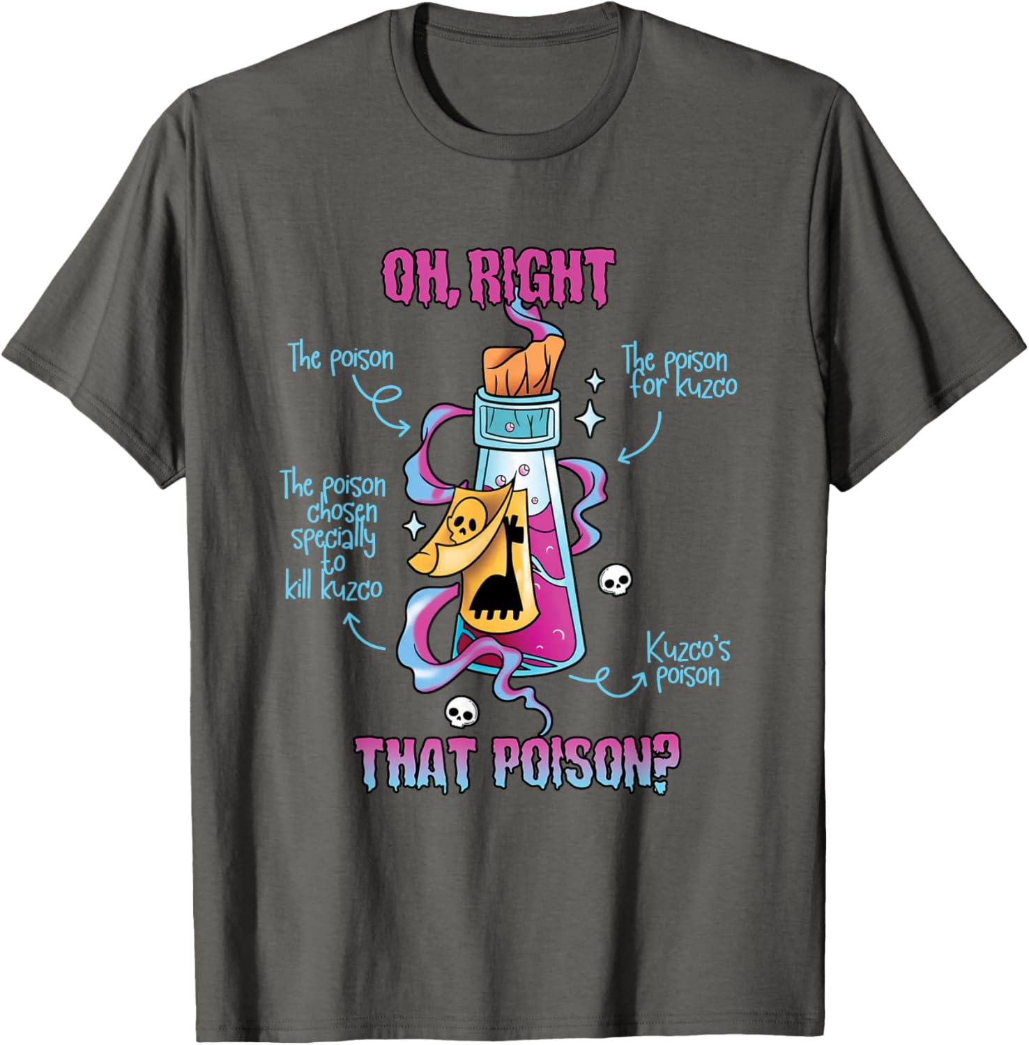 Vintage Funny Drink Me Poison Llama Halloween T-Shirt for Adults - 8