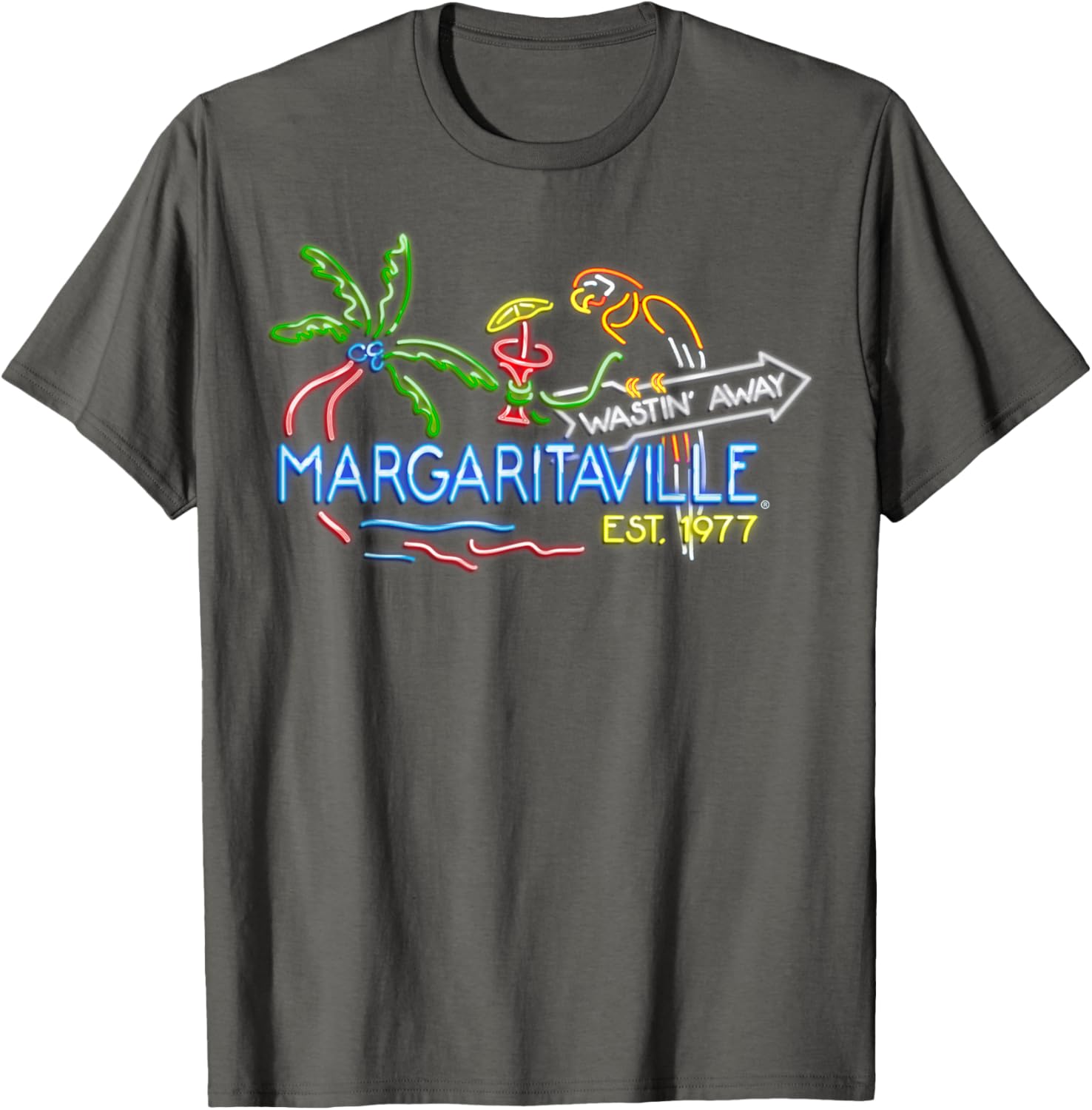 Margaritaville Neon Sign T-Shirt for Fun and Relaxation Lovers - 4