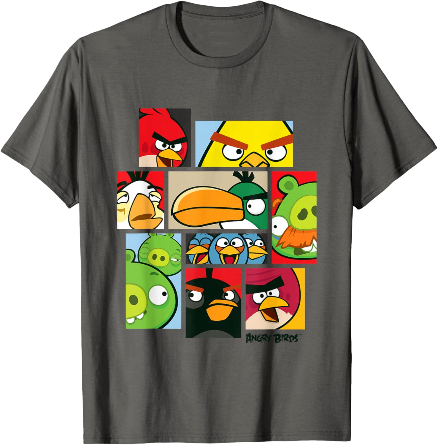 Angry Birds Collage T-Shirt Official Merchandise for Fun Fashion Lovers - 7