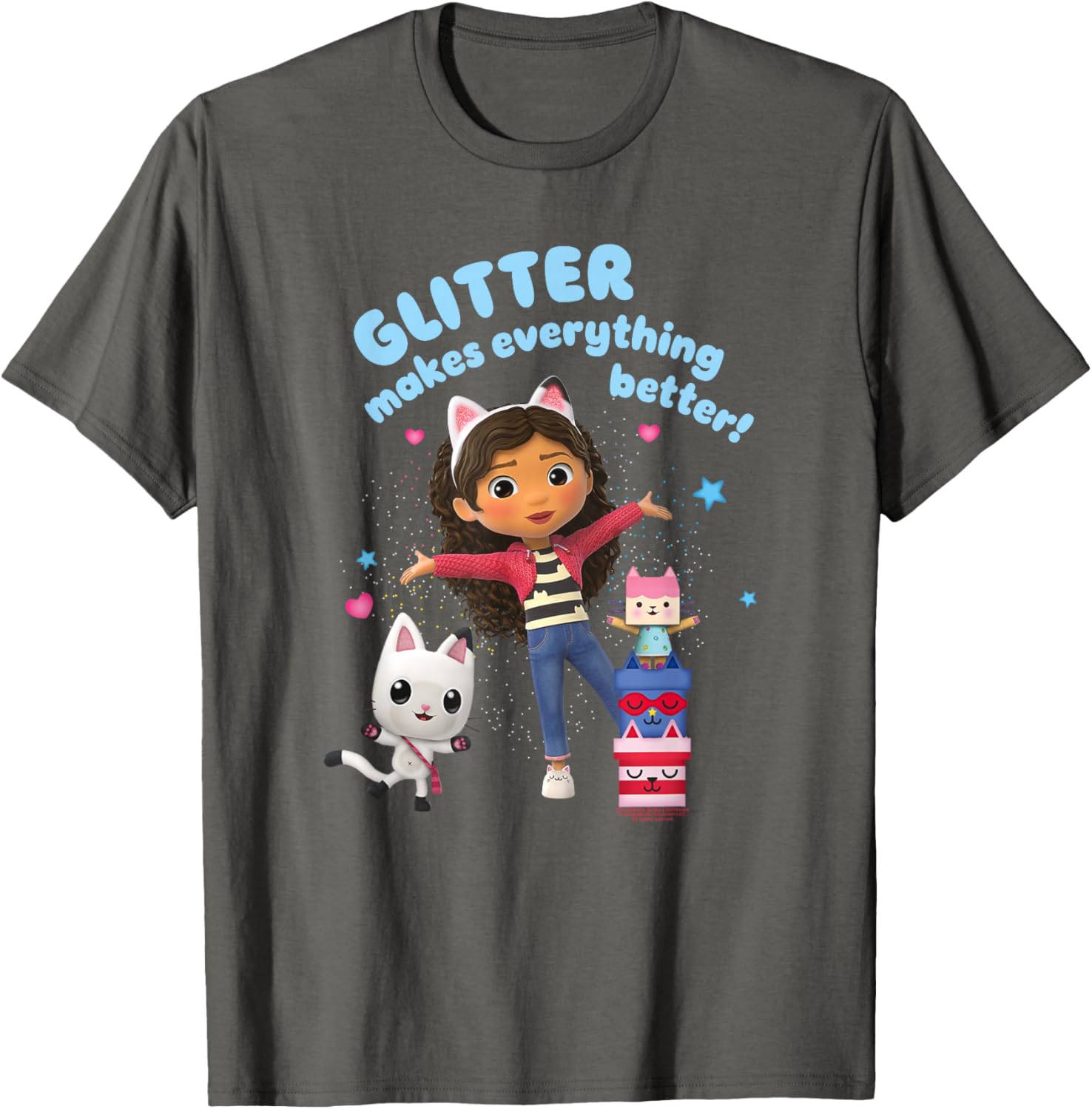Gabby's Dollhouse Glitter Makes Everything Better T-Shirt for Kids - 4