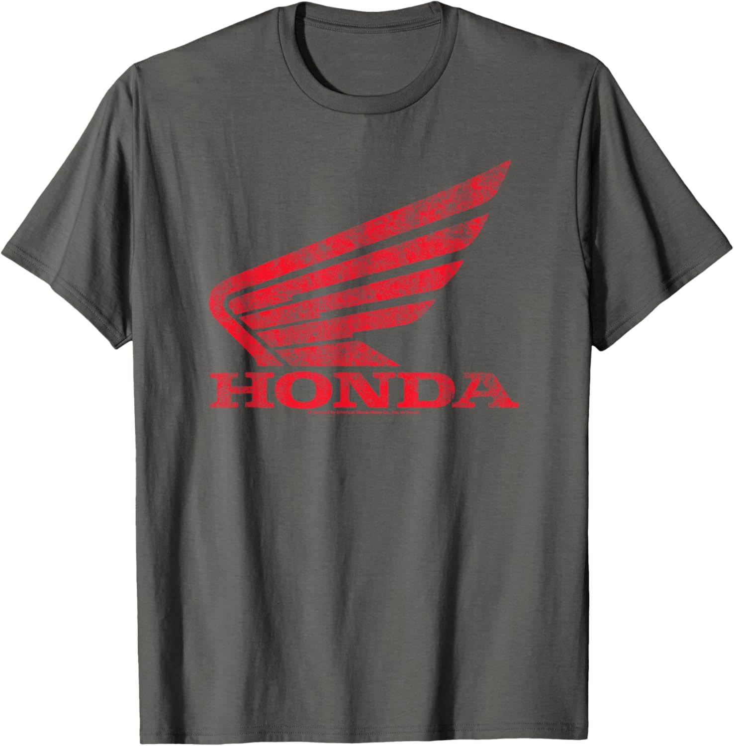 Honda Distressed Powersports Wing T-Shirt for Enthusiasts and Fans - 5