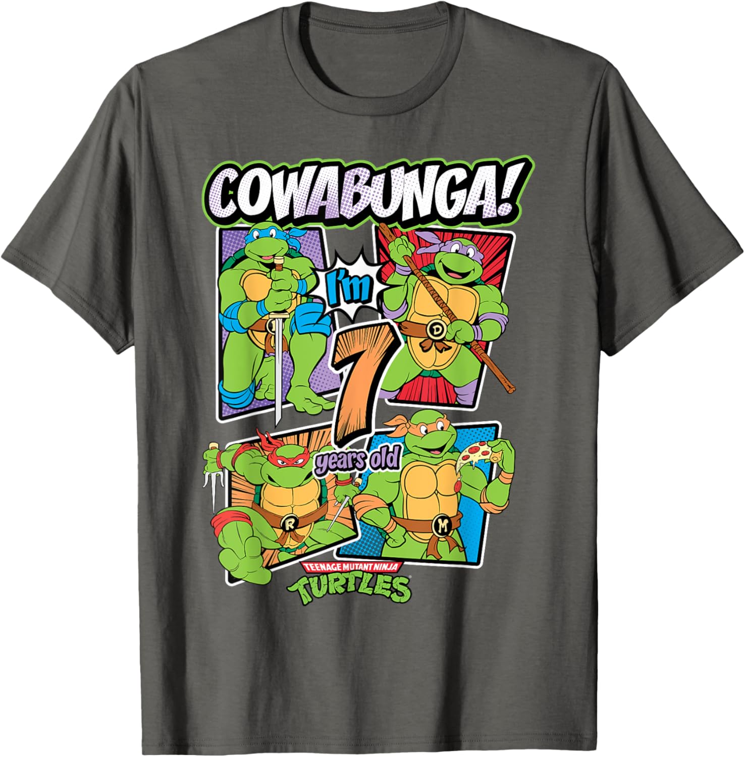 Mademark Teenage Mutant Ninja Turtles T-Shirt for Kids Age 7 Cute Design - 15