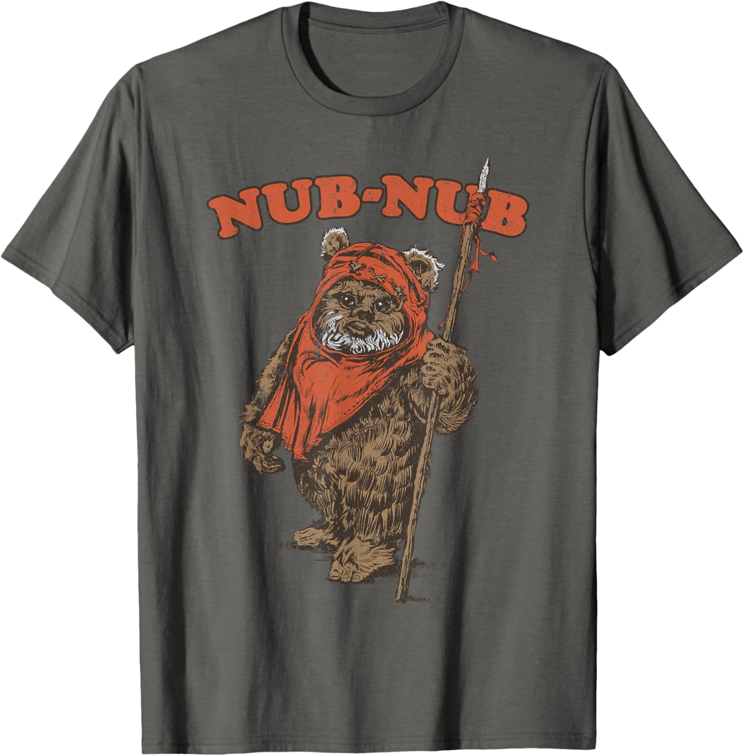 Vintage Star Wars Ewok Nub-Nub Camp Graphic T-Shirt for Fans - 1