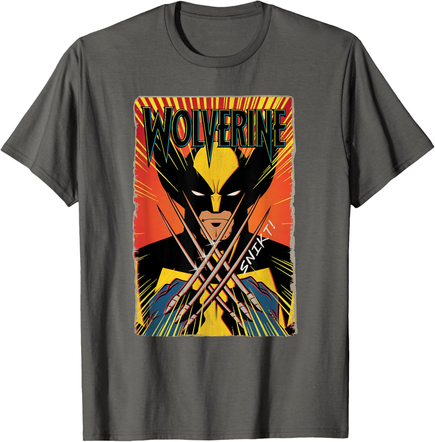Vintage X-Men 97 Wolverine Claws Snikt T-Shirt for Marvel Fans - 4