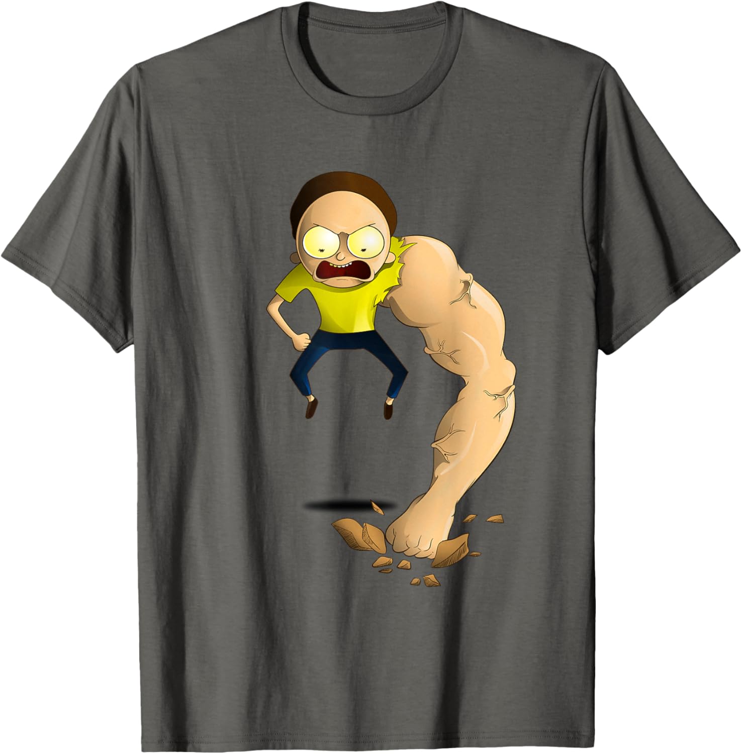 Rick and Morty Armothy Muscle T-Shirt Fun Graphic Tee for Fans - 3