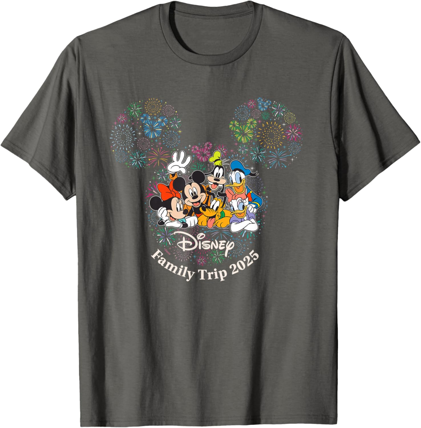 Disney Mickey & Friends Fireworks Vacation Family T-Shirt 2025 - 12