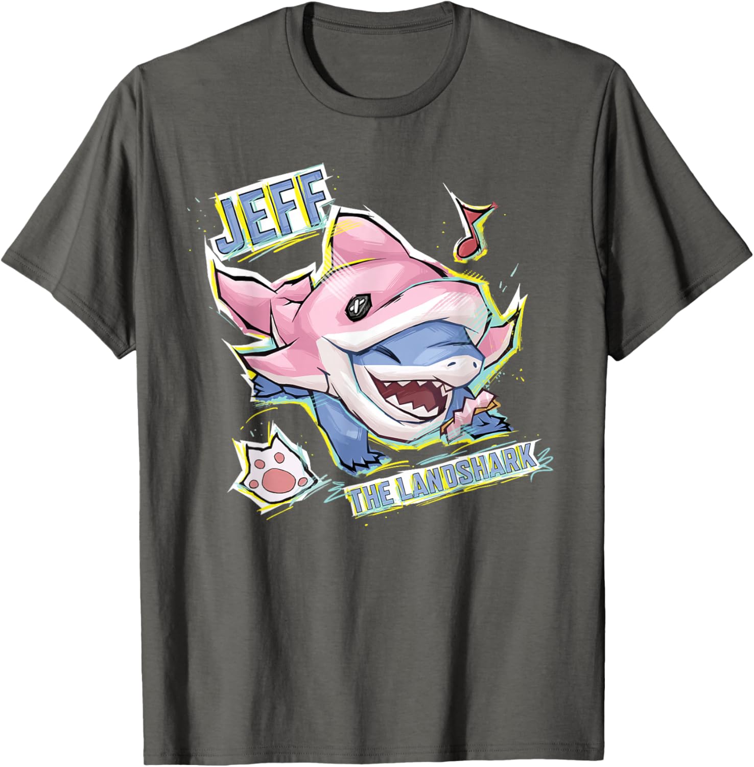 Marvel Rivals PVP Jeff the Land Shark Dolphin Skin T-Shirt for Fans - 17