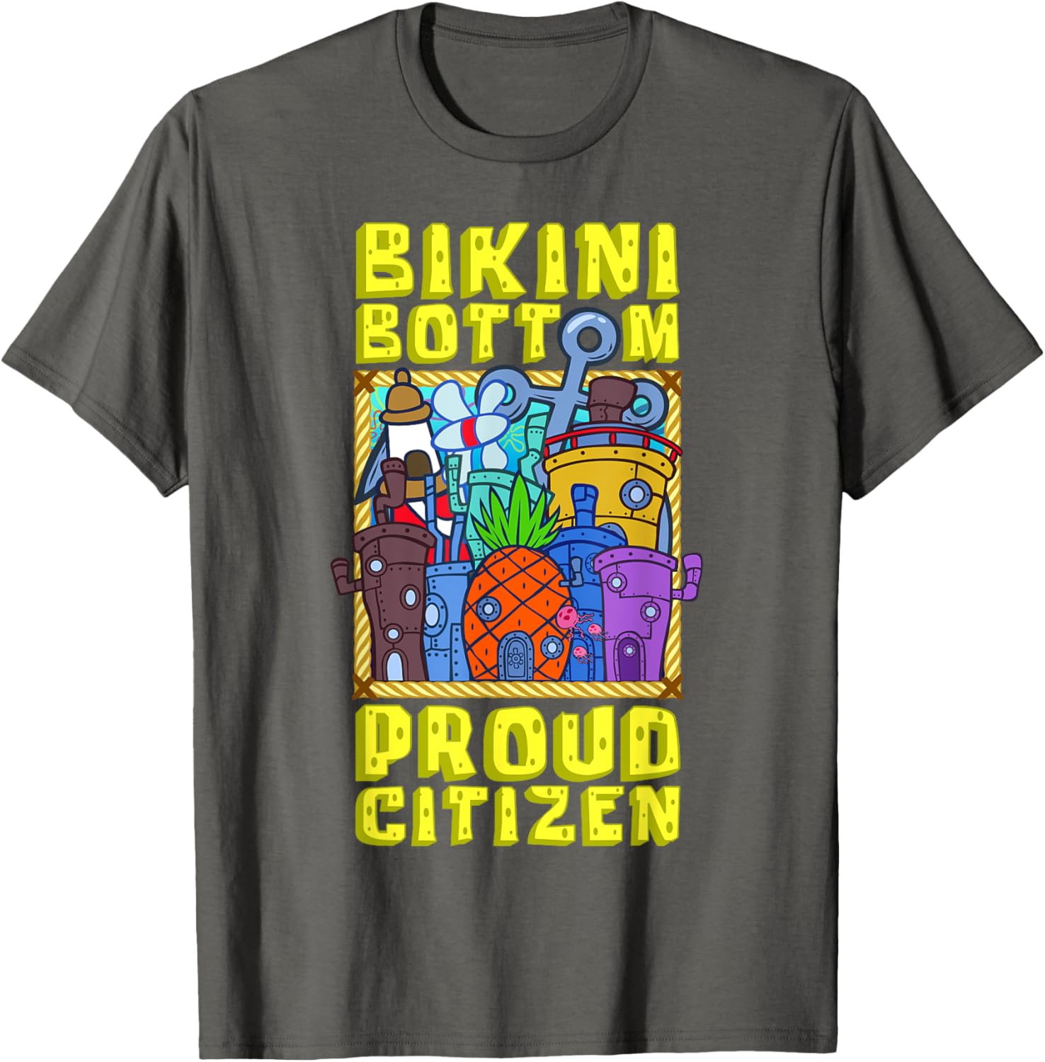 Mademark SpongeBob SquarePants Bikini Bottom Proud Citizen T-Shirt - 16