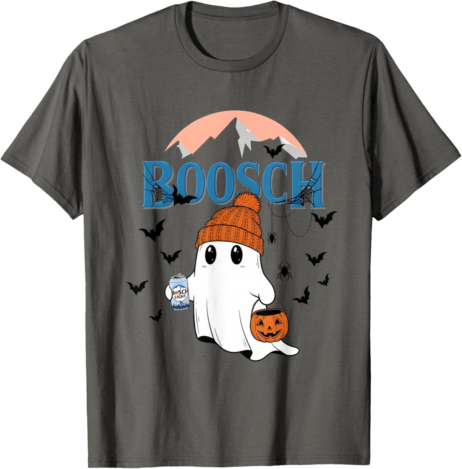 Cute Ghost Beer Pumpkins Halloween T-Shirt for Fun Holiday Spirit - 16
