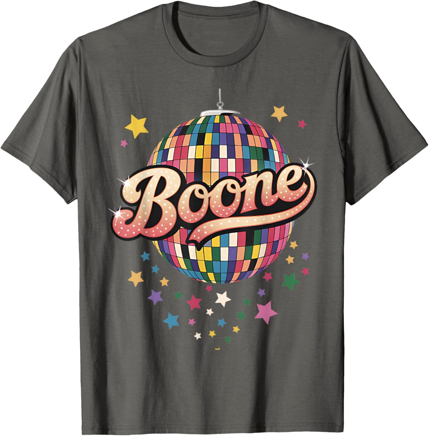 Personalized Girl Retro Boone Heart T-Shirt for Stylish Kids Outfit - 1