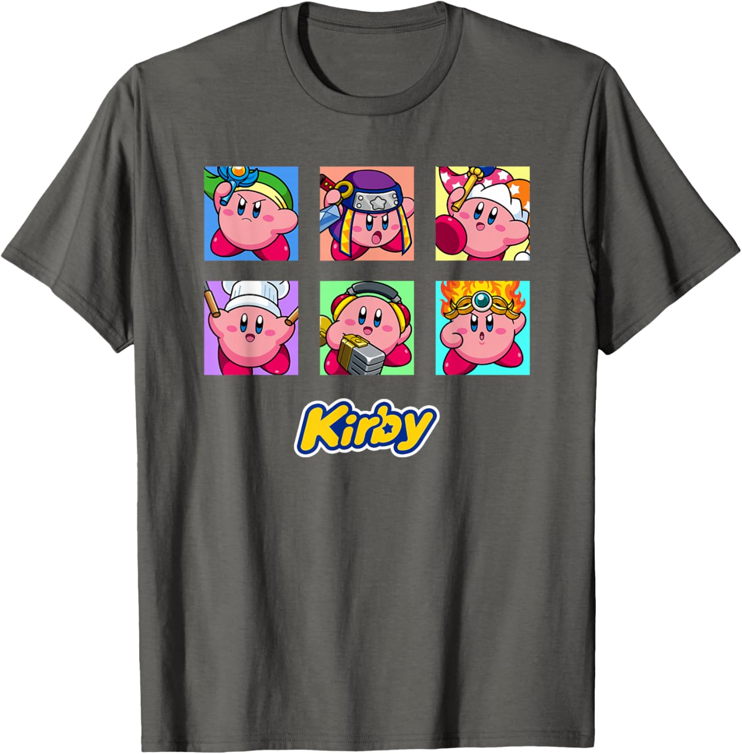 Kirby Selected Abilities Collage Pop Art Full Color T-Shirt for Fans - 9