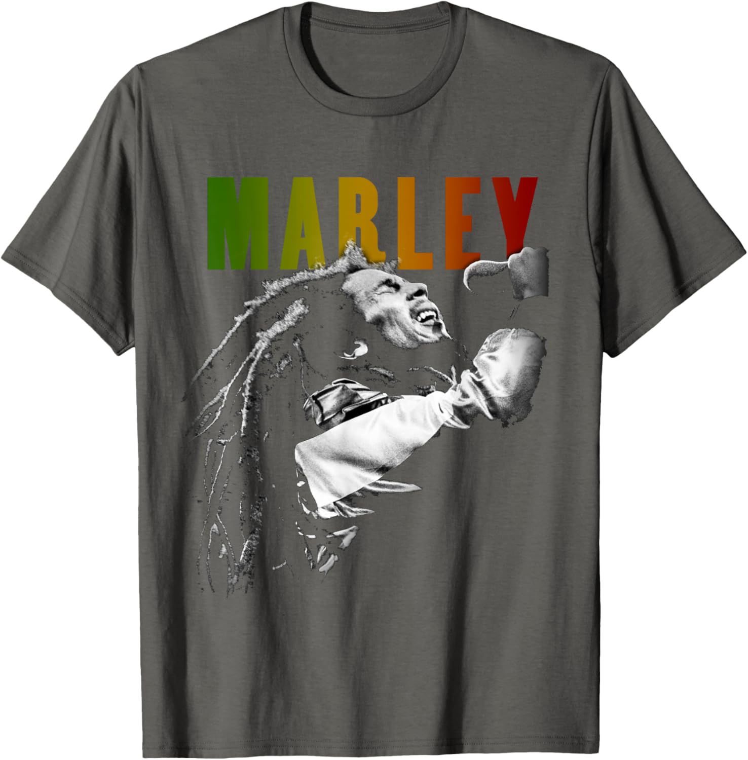 Bob Marley Rastaman Vibration Washed T-Shirt for Music Lovers - 1