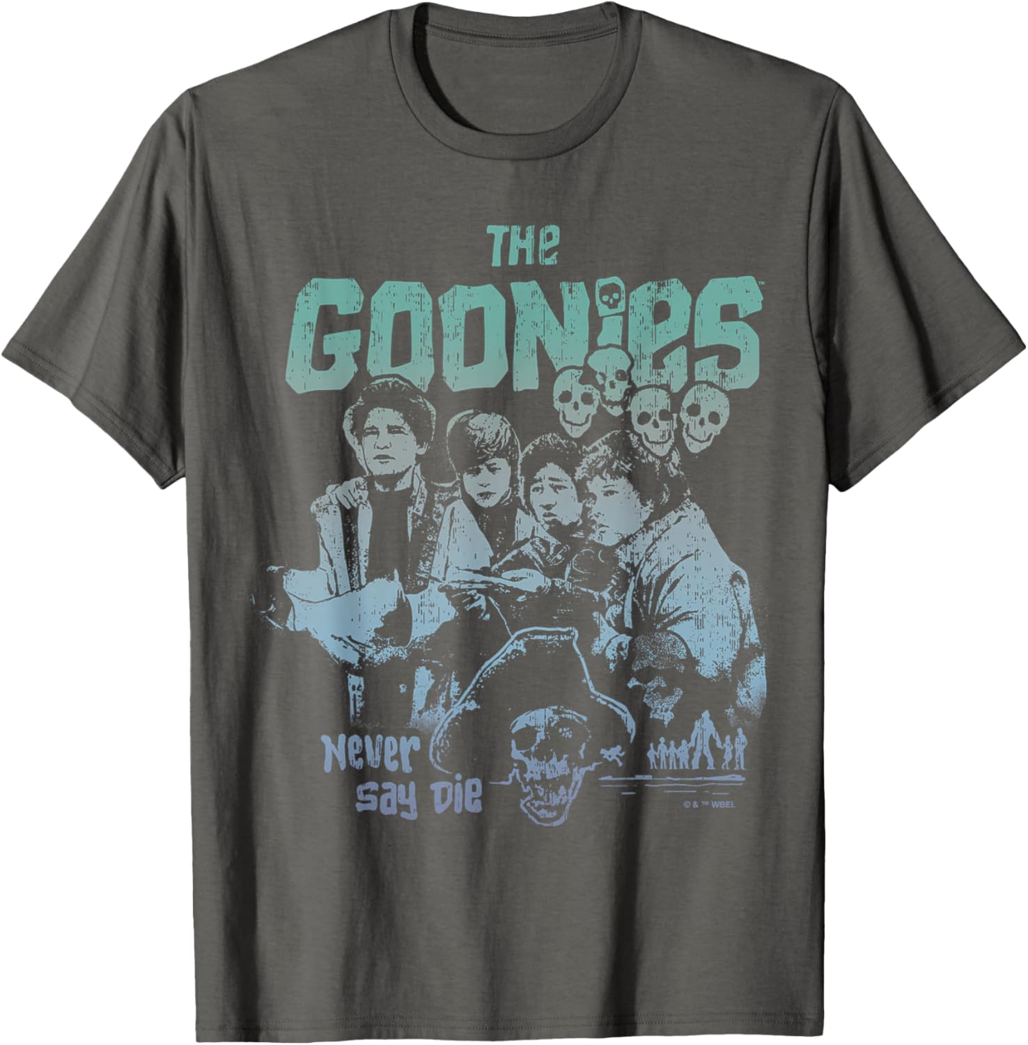 Goonies Never Say Die Group T-Shirt for Fans of Adventure and Nostalgia - 1