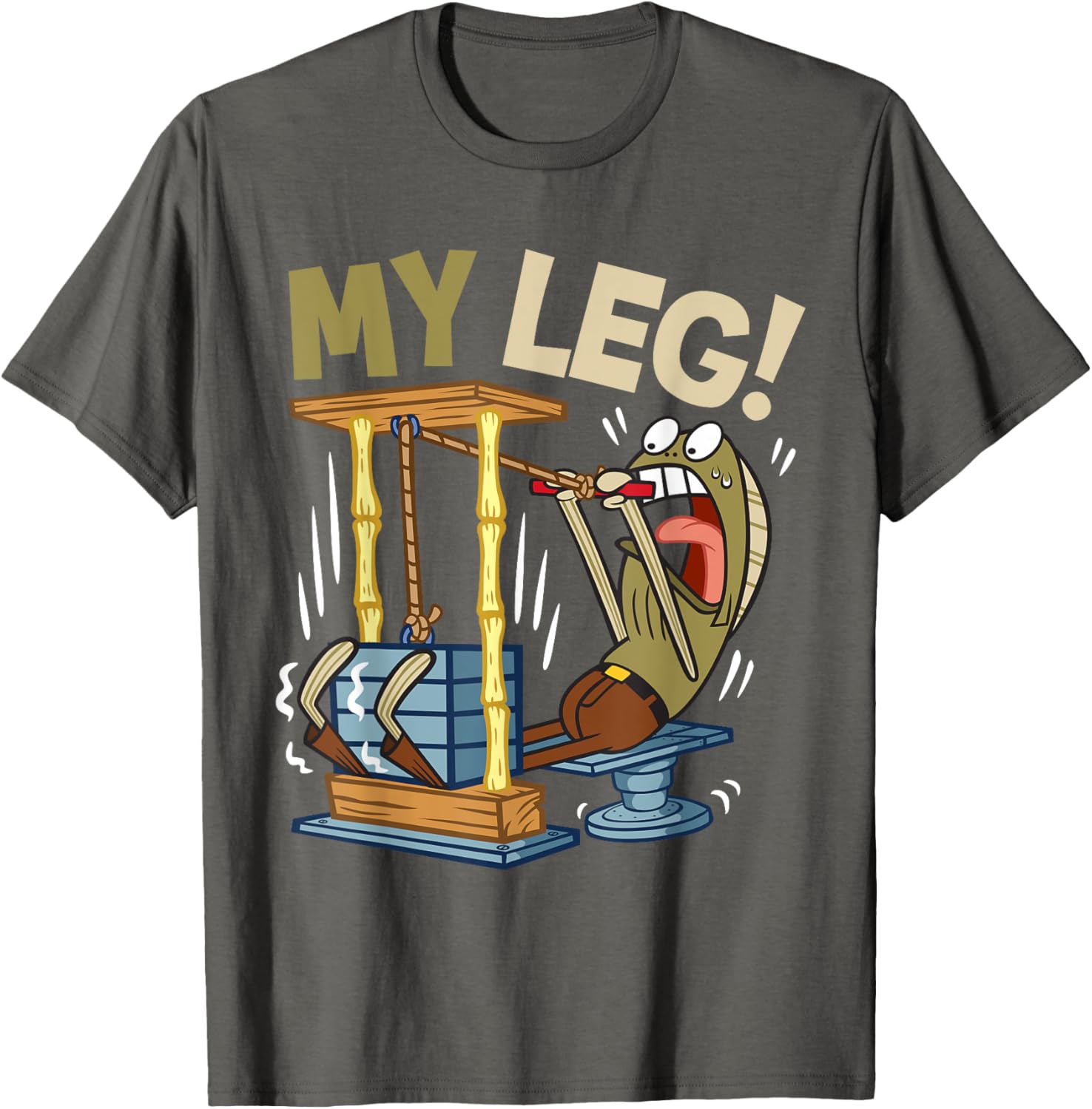 Mademark SpongeBob My Leg Legs Day Weightlifting Gym T-Shirt for Fans - 10