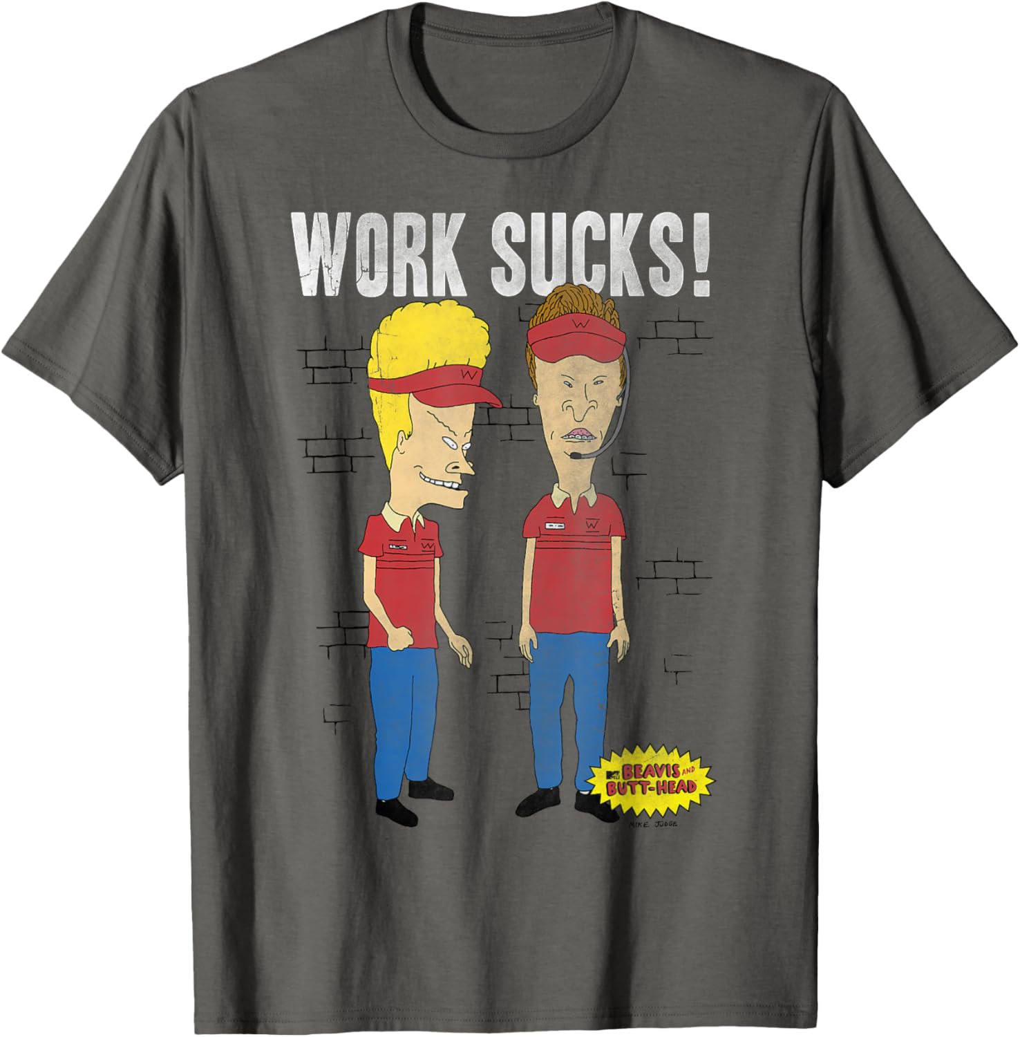 Beavis and Butt-Head At Work T-Shirt for Fun and Casual Style - 3
