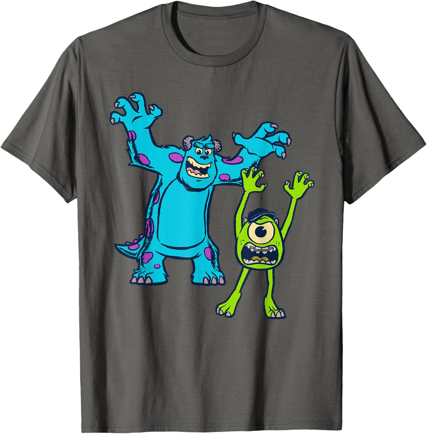 Cute Disney Pixar Monsters University Sulley and Mike T-Shirt for Kids - 2