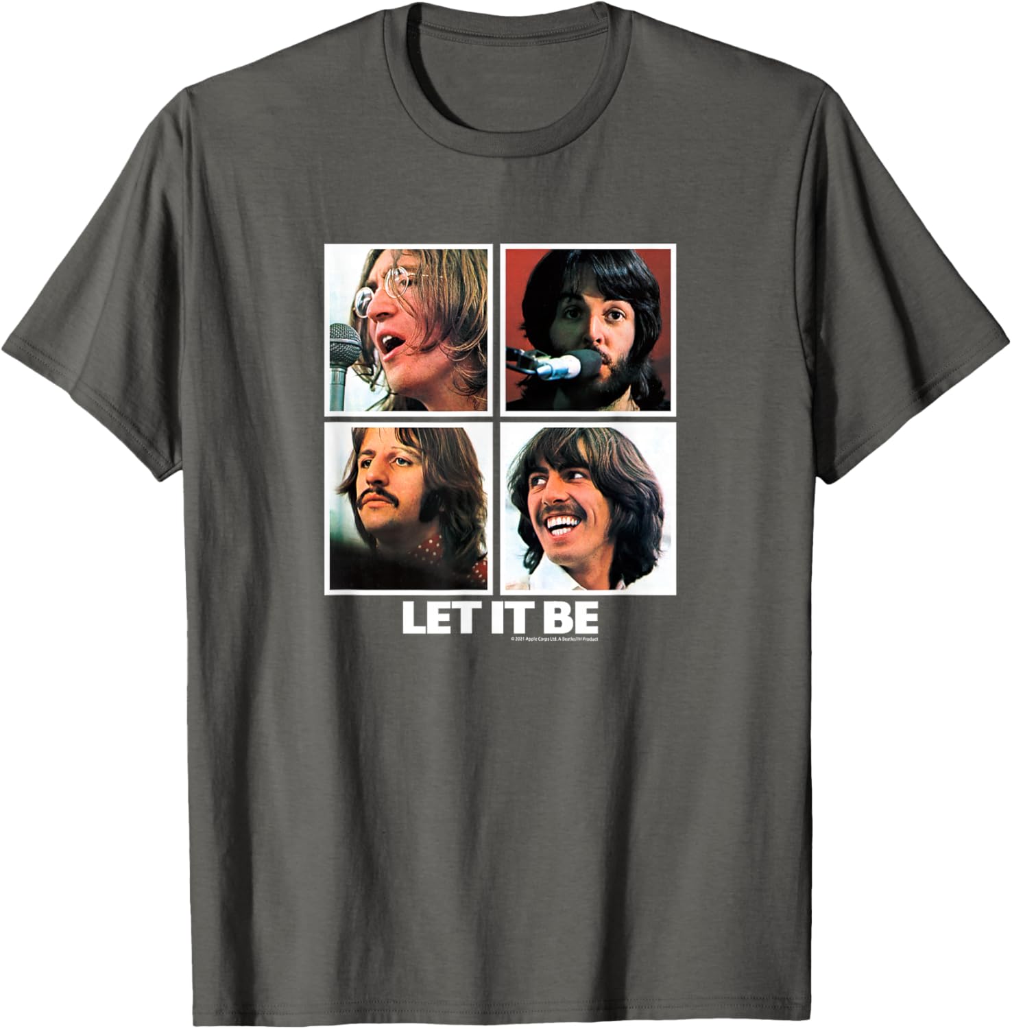 The Beatles Let it Be Square T-Shirt for Music Lovers and Fans - 12