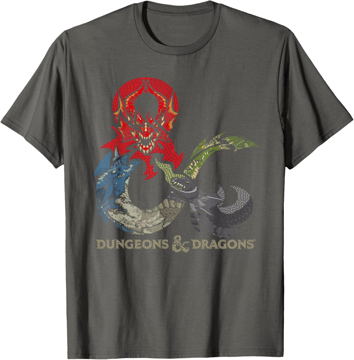 Dungeons and Dragons Dragon Ampersand Logo T-Shirt for Fans and Gamers - 3