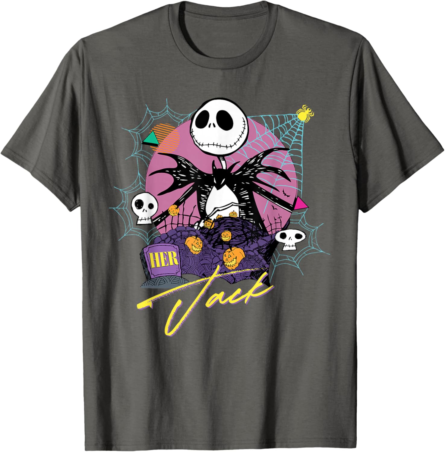 Disney The Nightmare Before Christmas Matching Her Jack T-Shirt for Fans - 4